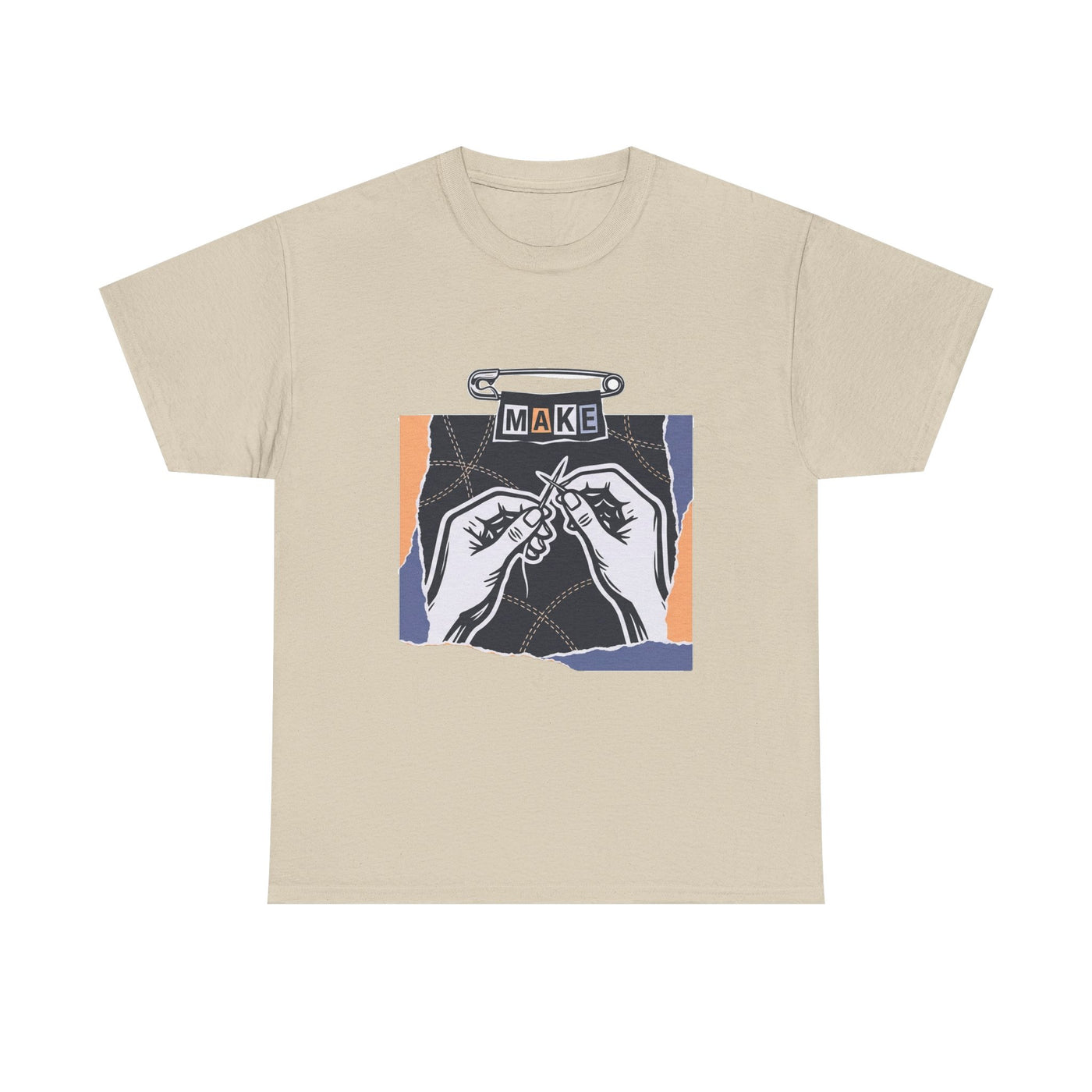 Mended By Hand Navy Graphic Tee