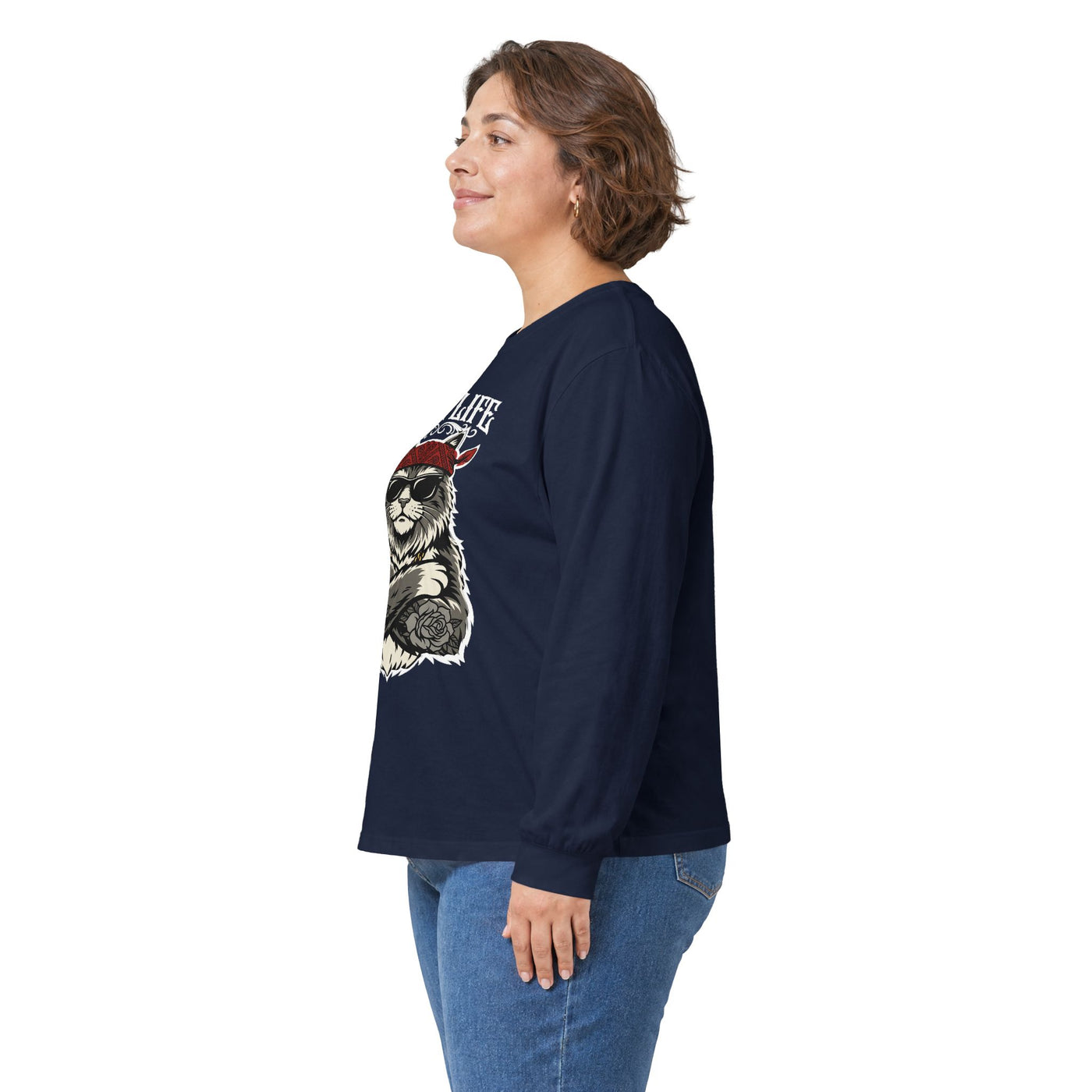 Hug Life Hardcore Bandana Feline Long Sleeve