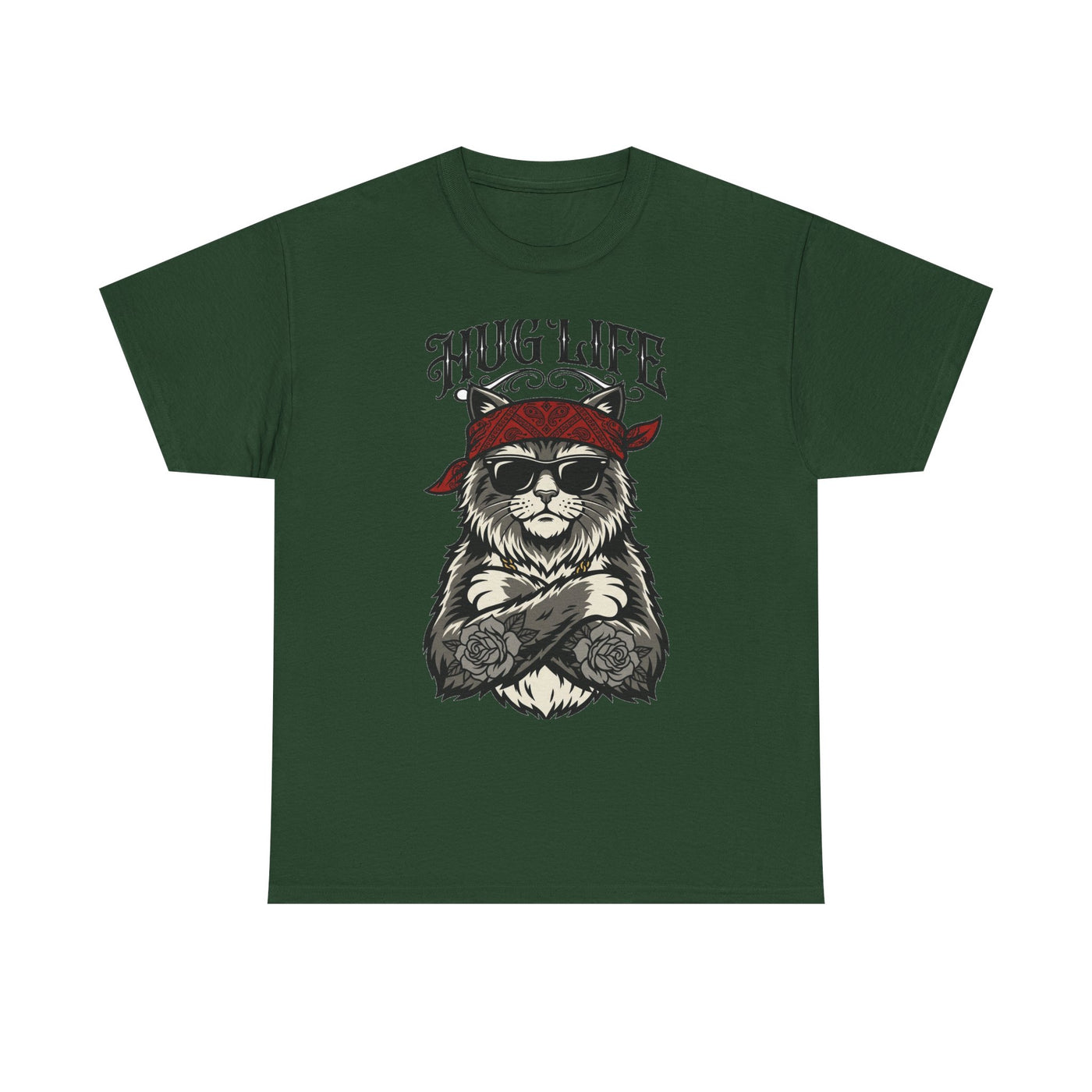Hug Life Hardcore Cat T-Shirt
