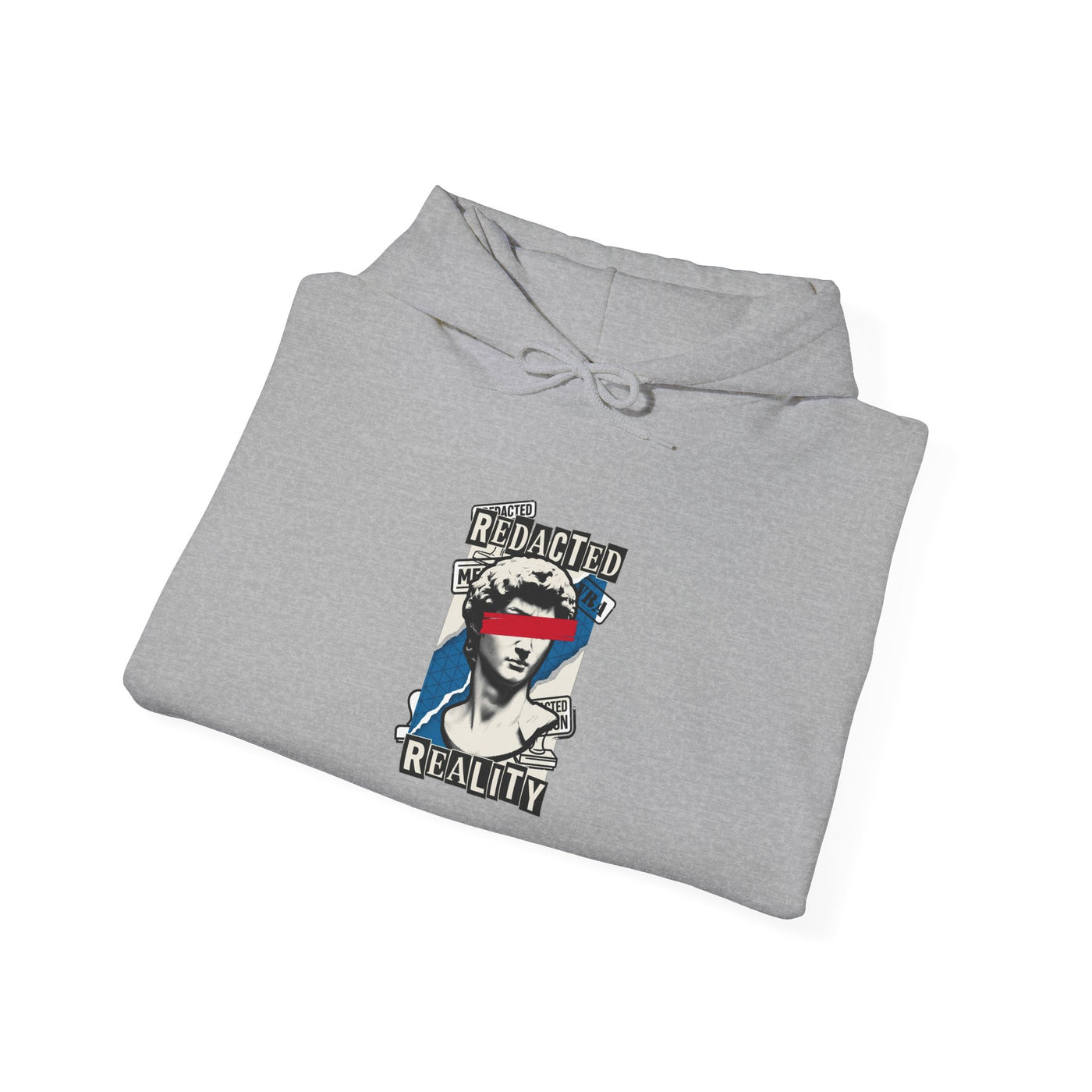 Redacted Reality Halftone Bust Hoodie