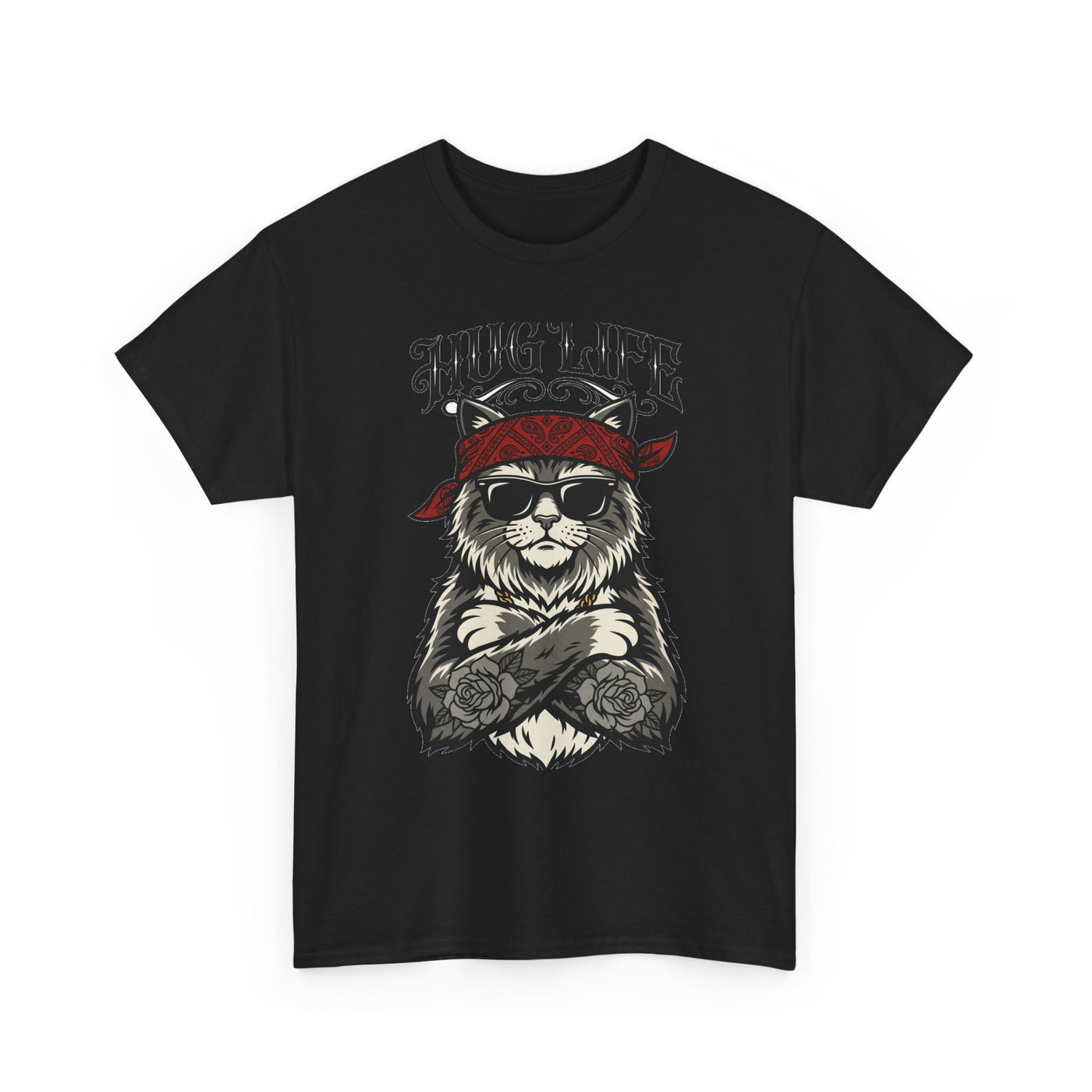 Hug Life Hardcore Cat T-Shirt