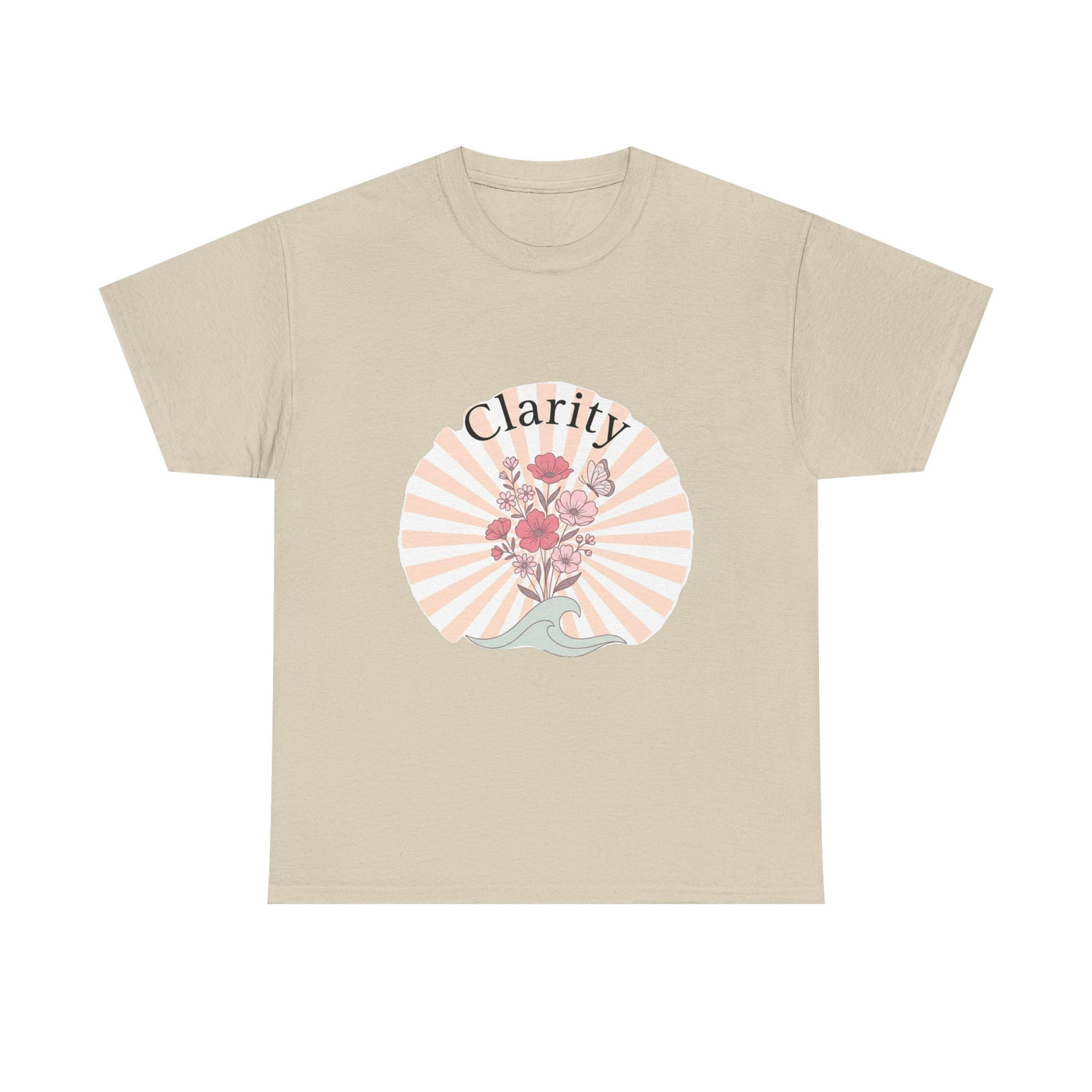 Clarity in Bloom Wildflower Sunburst Tee
