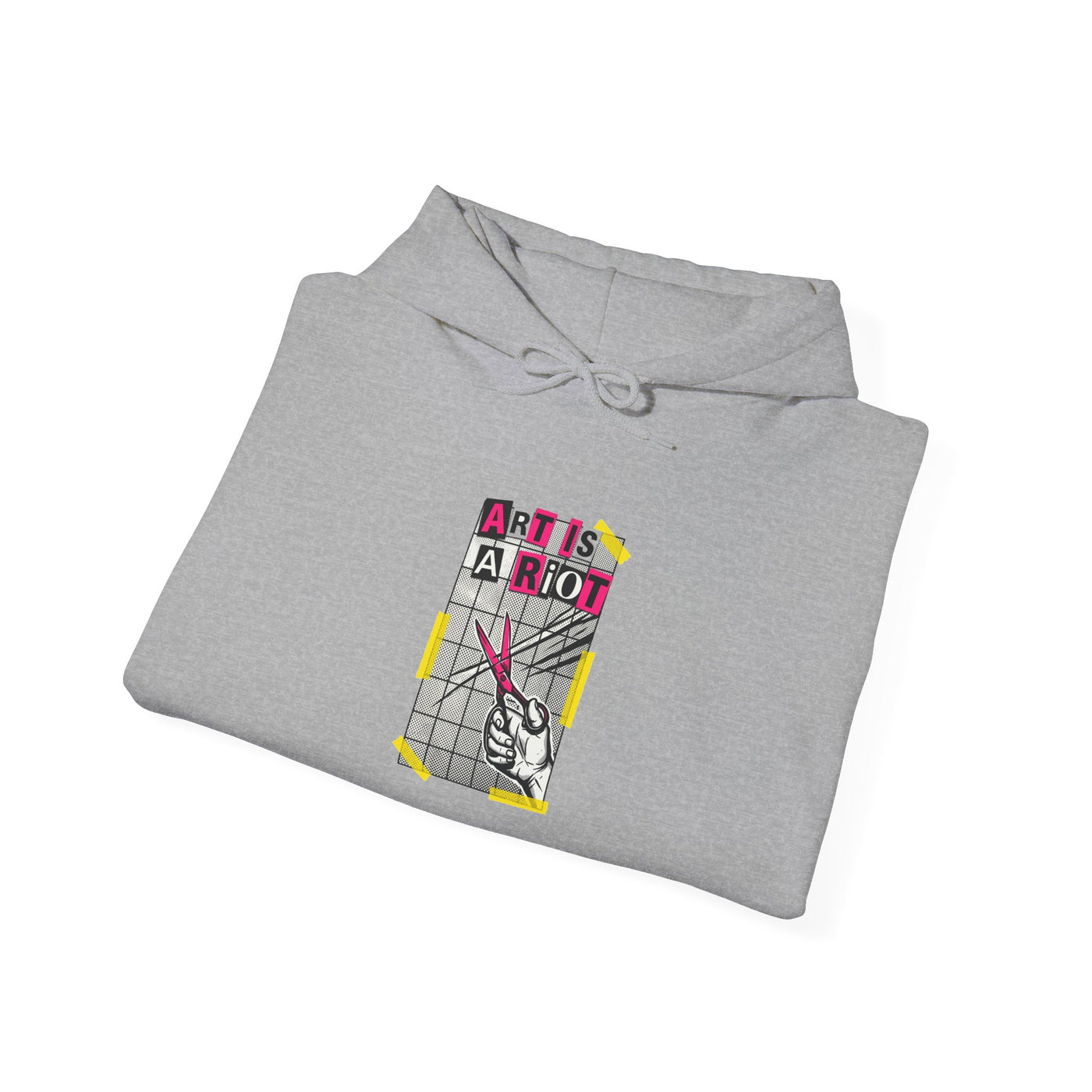 Cut Paste Rebel Zine Manifesto Hoodie