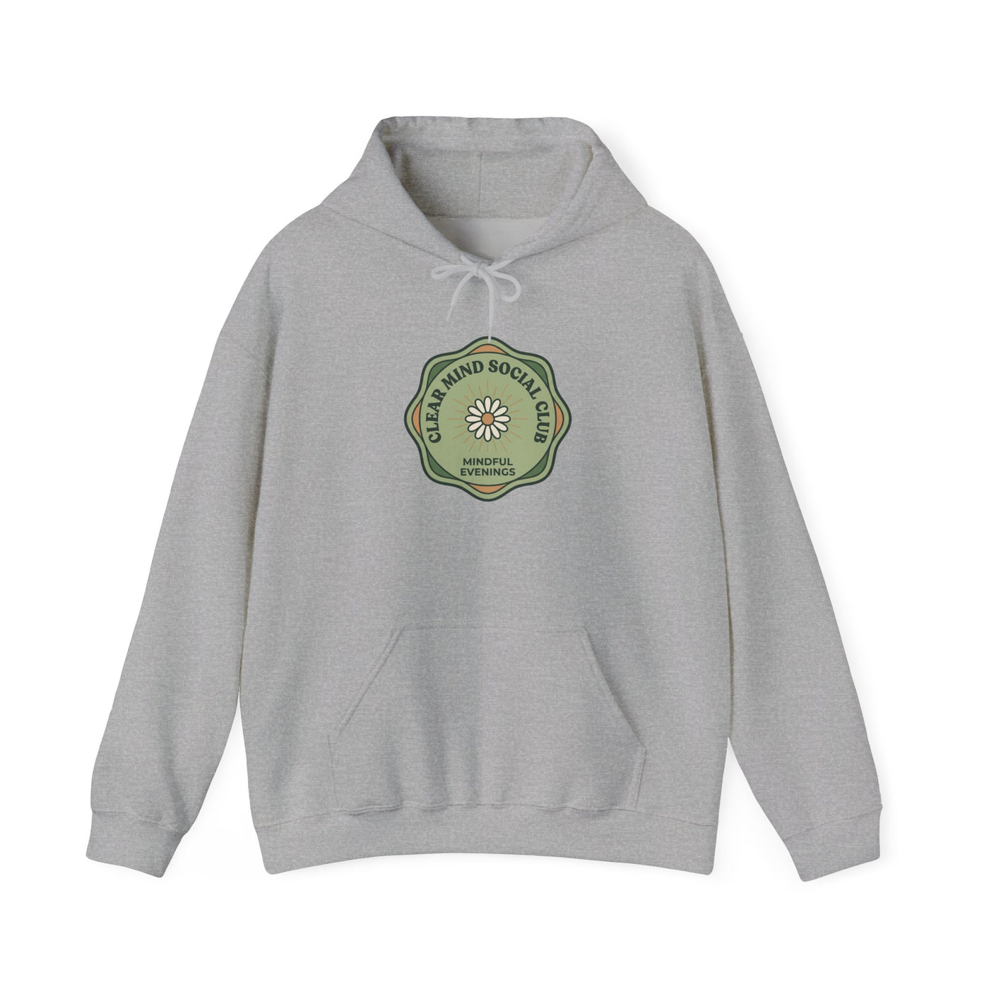 Clear Mind Social Club Badge Hoodie