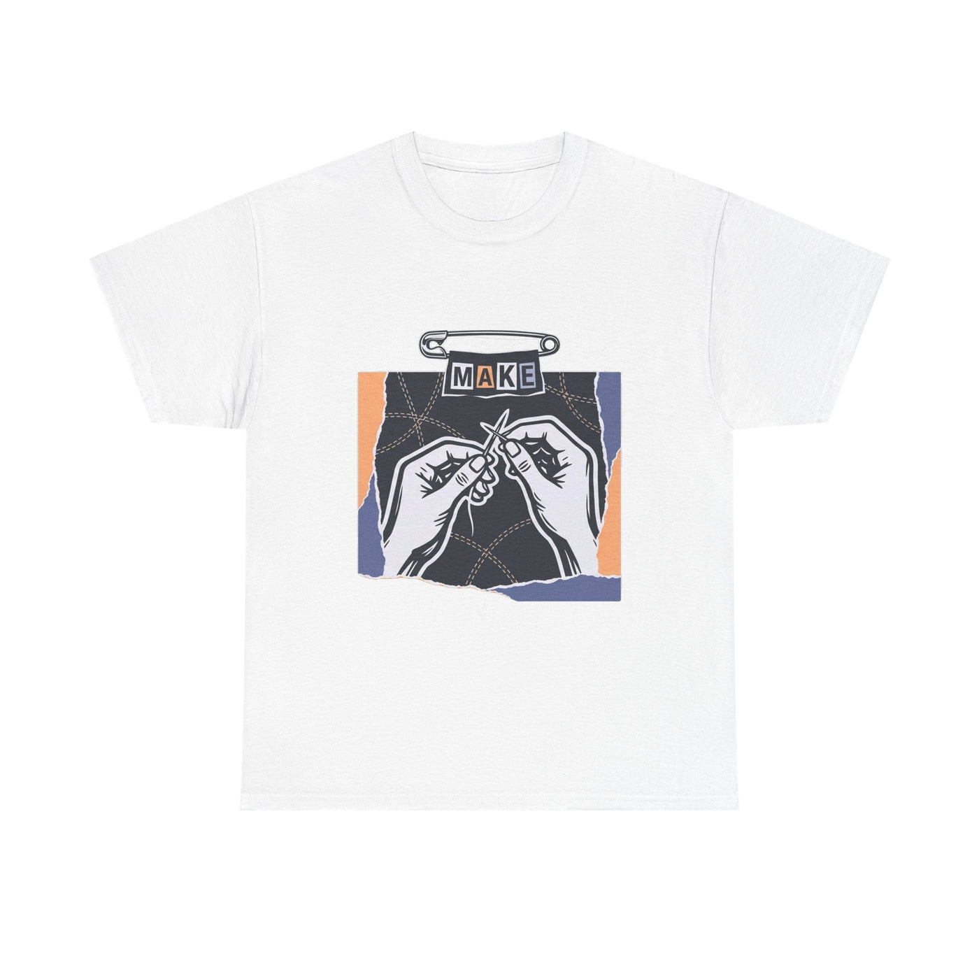 Mended By Hand Navy Graphic Tee