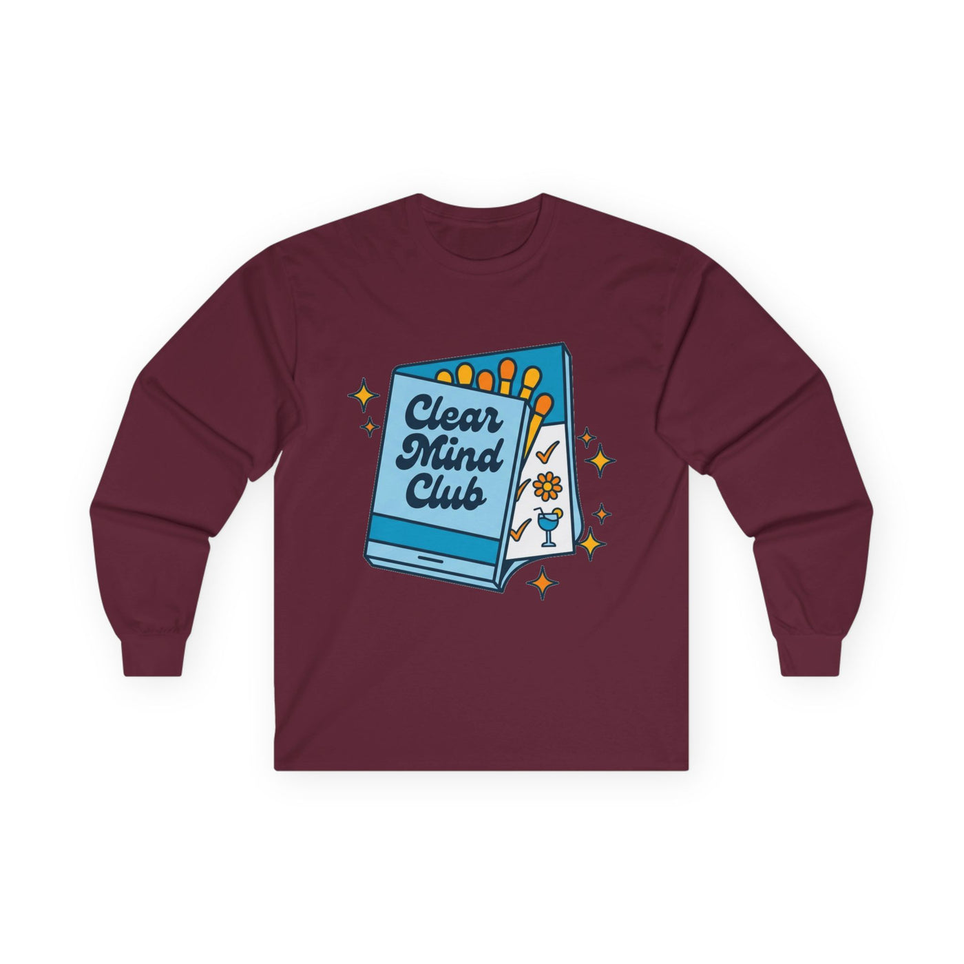 Clear Mind Club Retro Matchbook Long Sleeve