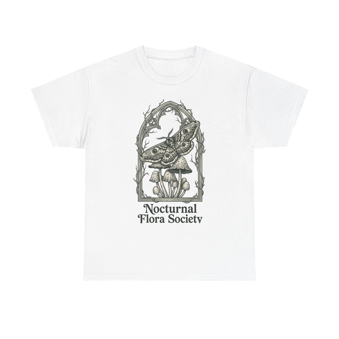 Nocturnal Flora Society Gothic Moth Tee