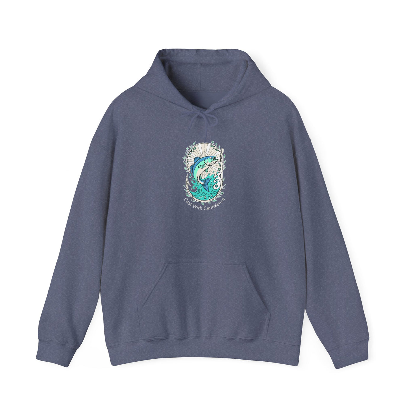 Reel Strength Floral Hook Fishing Hoodie