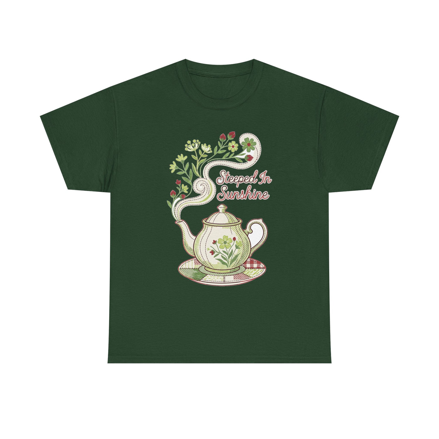 Steeped In Sunshine Faux Stitch Teapot