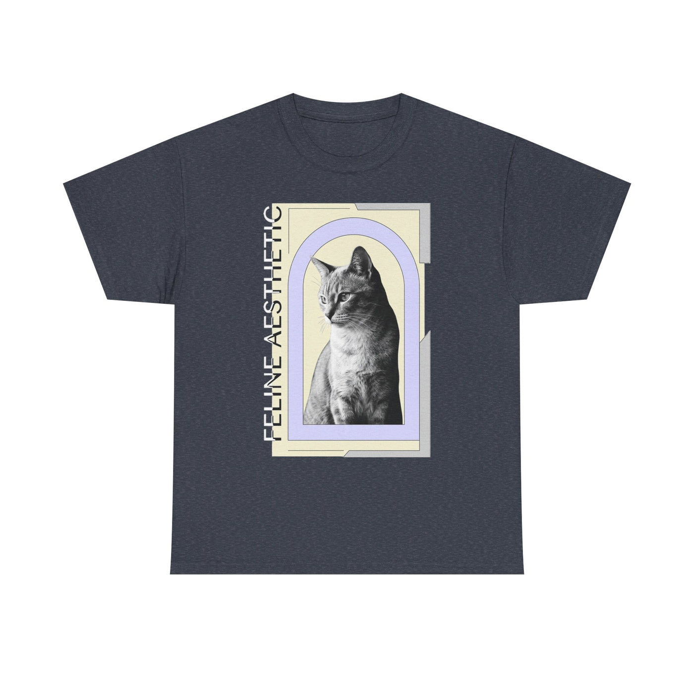 Editorial Feline Aesthetic Cat T-Shirt
