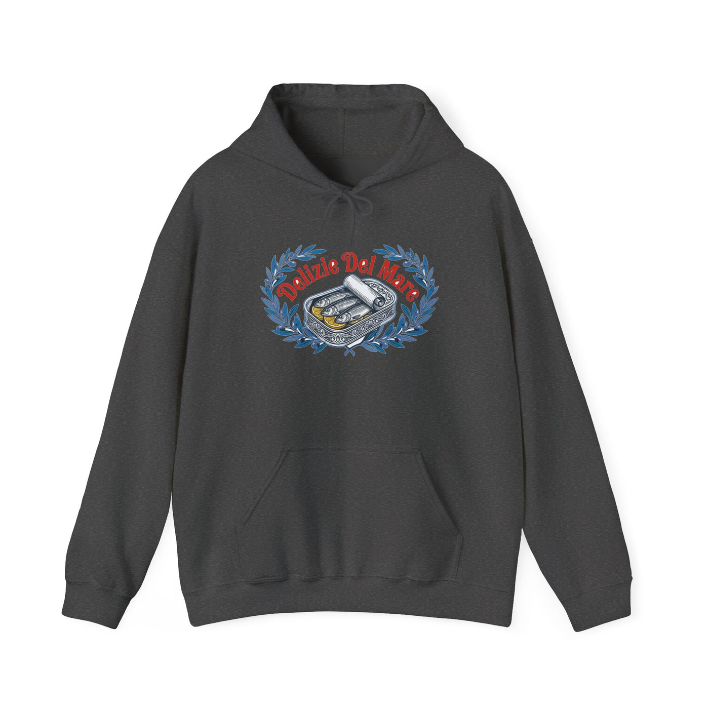 Retro Italian Sardine Tin Art Hoodie