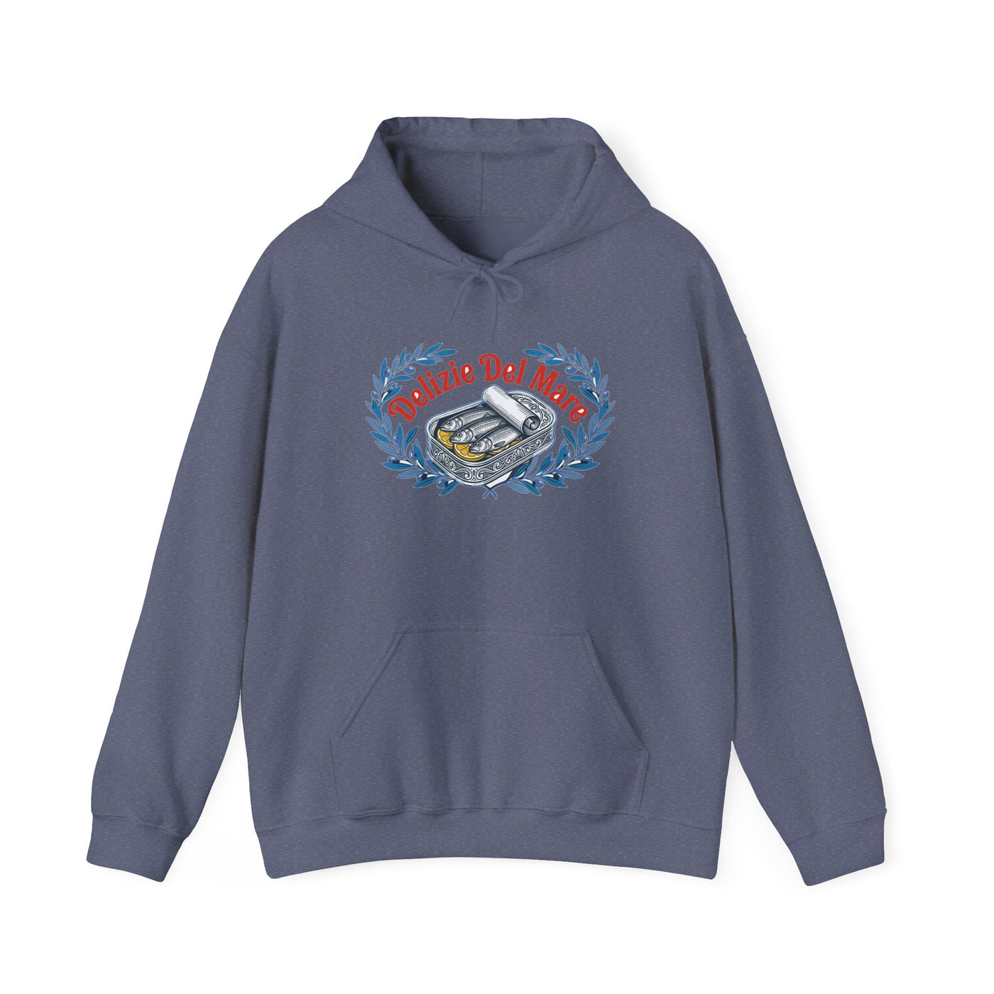Retro Italian Sardine Tin Art Hoodie