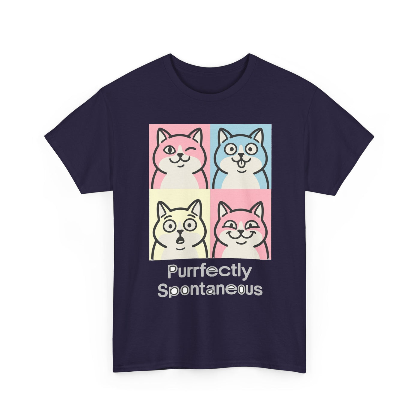 Pastel Pop Art Kitten Grid