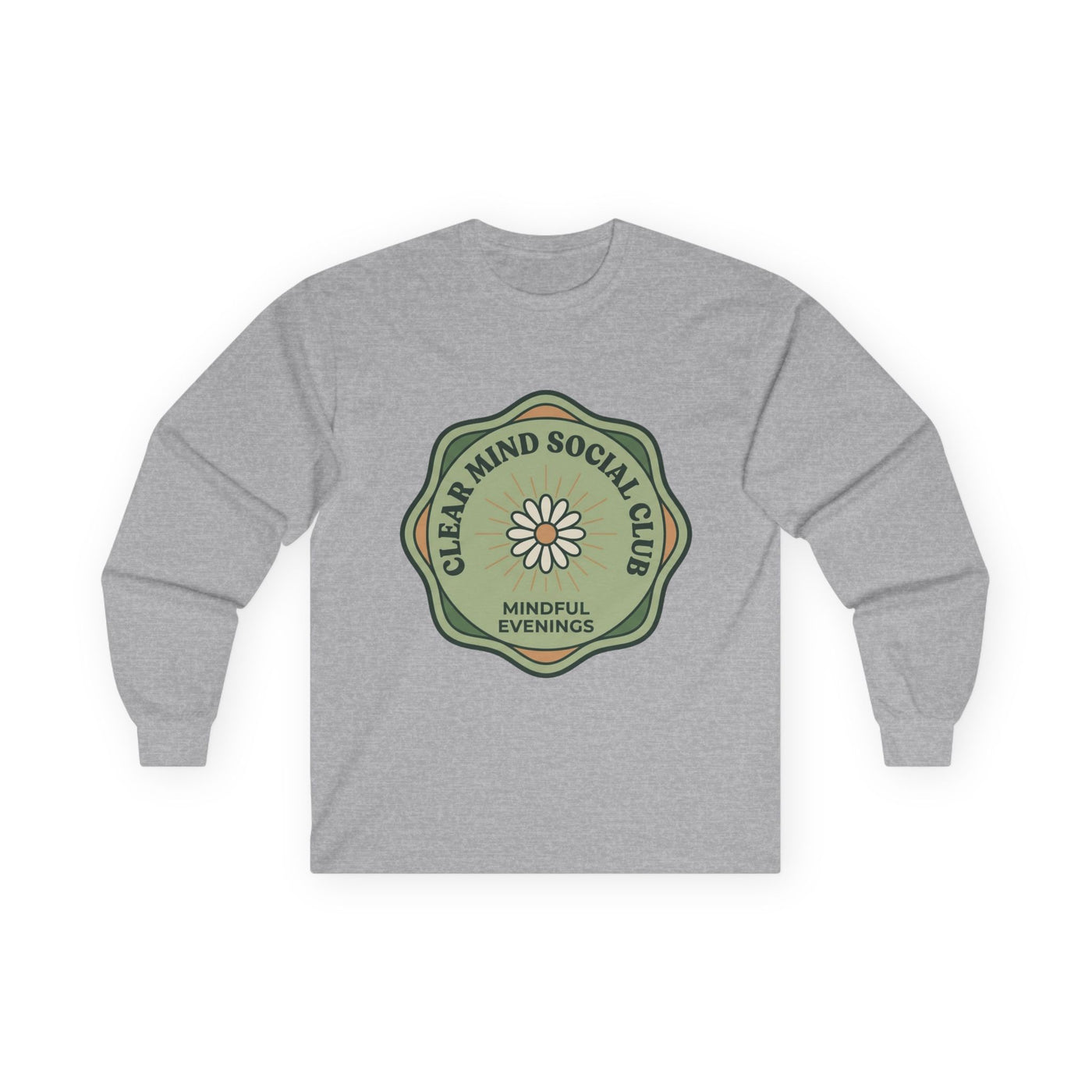 Clear Mind Social Club Badge Long Sleeve