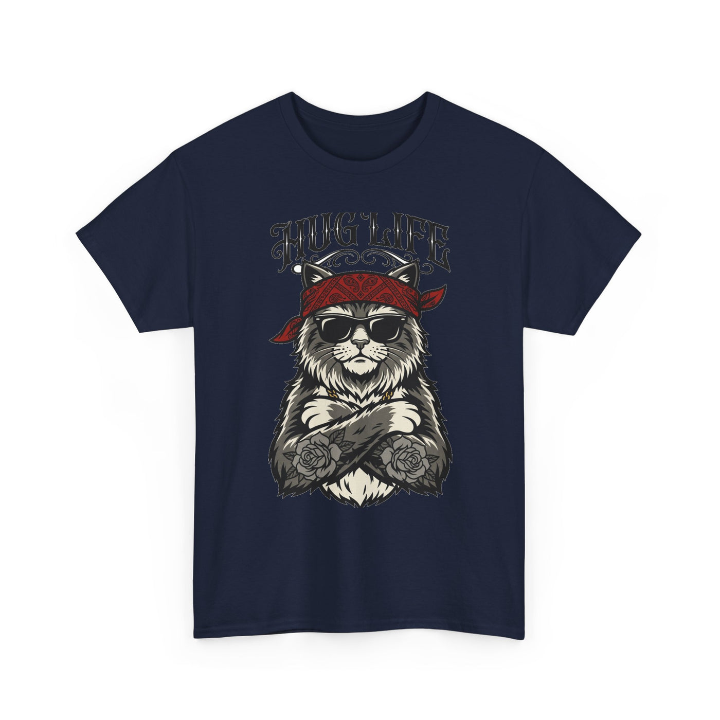 Hug Life Hardcore Cat T-Shirt