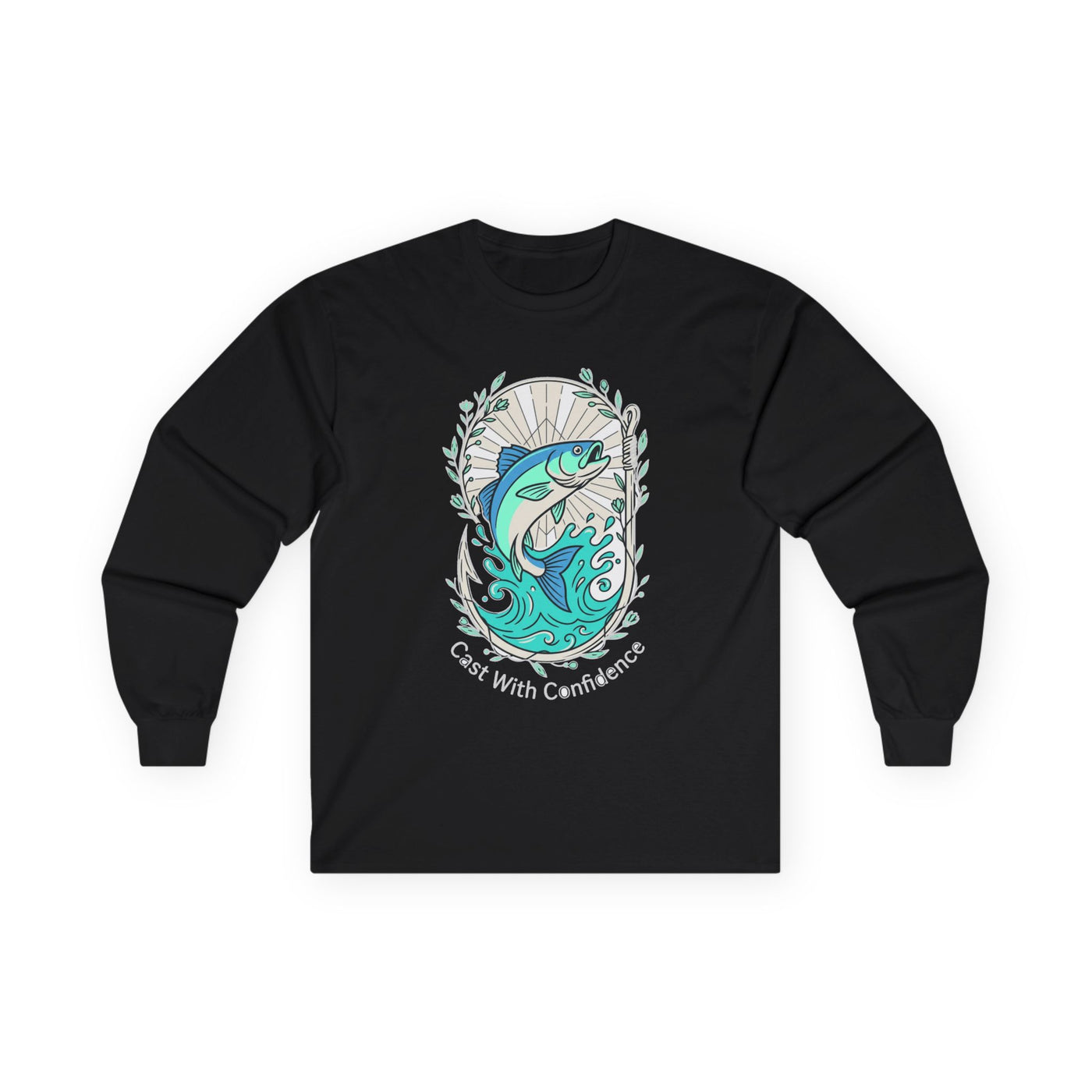 Reel Strength Floral Hook Fishing Long Sleeve