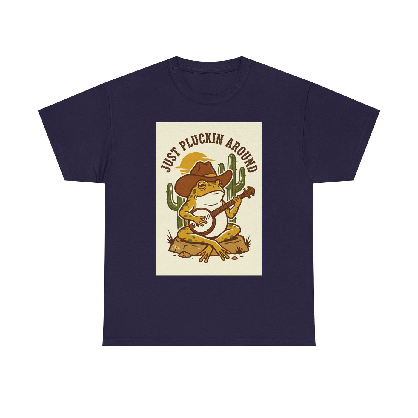 Just Pluckin Around Cowboy Toad Tee
