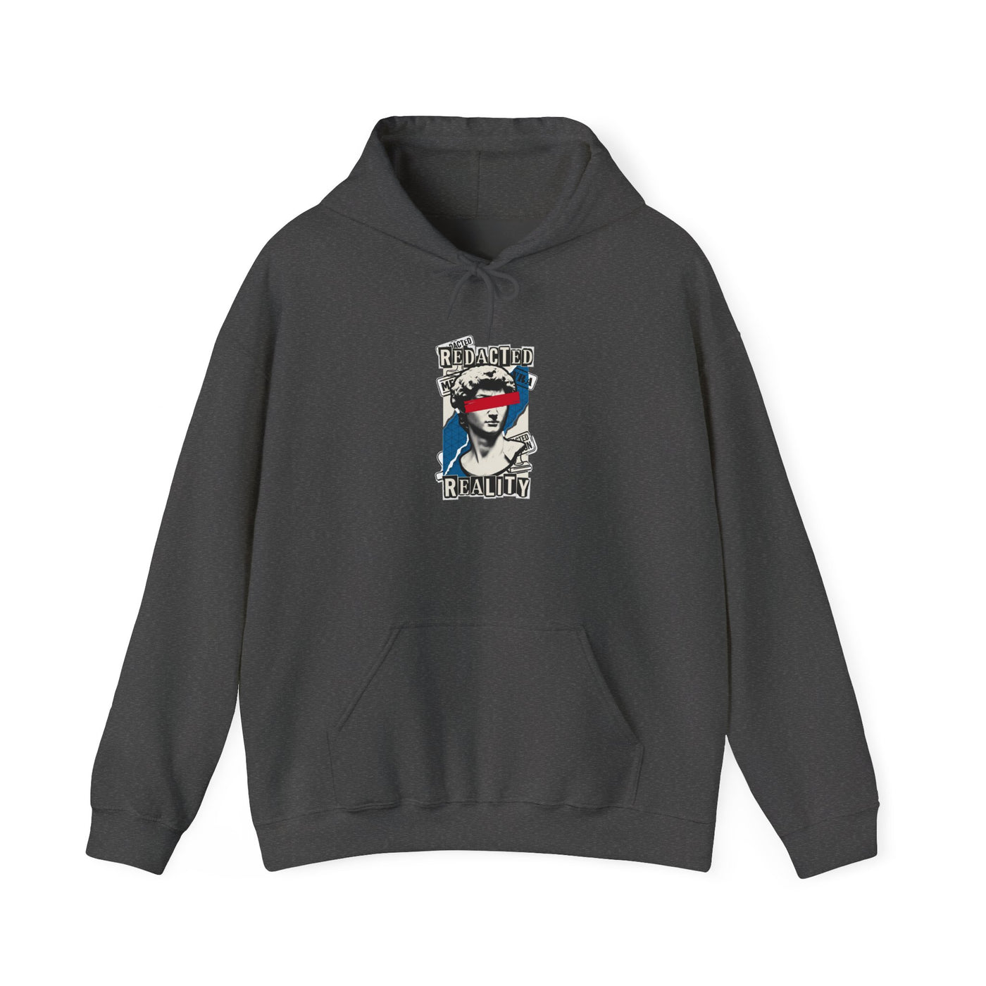 Redacted Reality Halftone Bust Hoodie