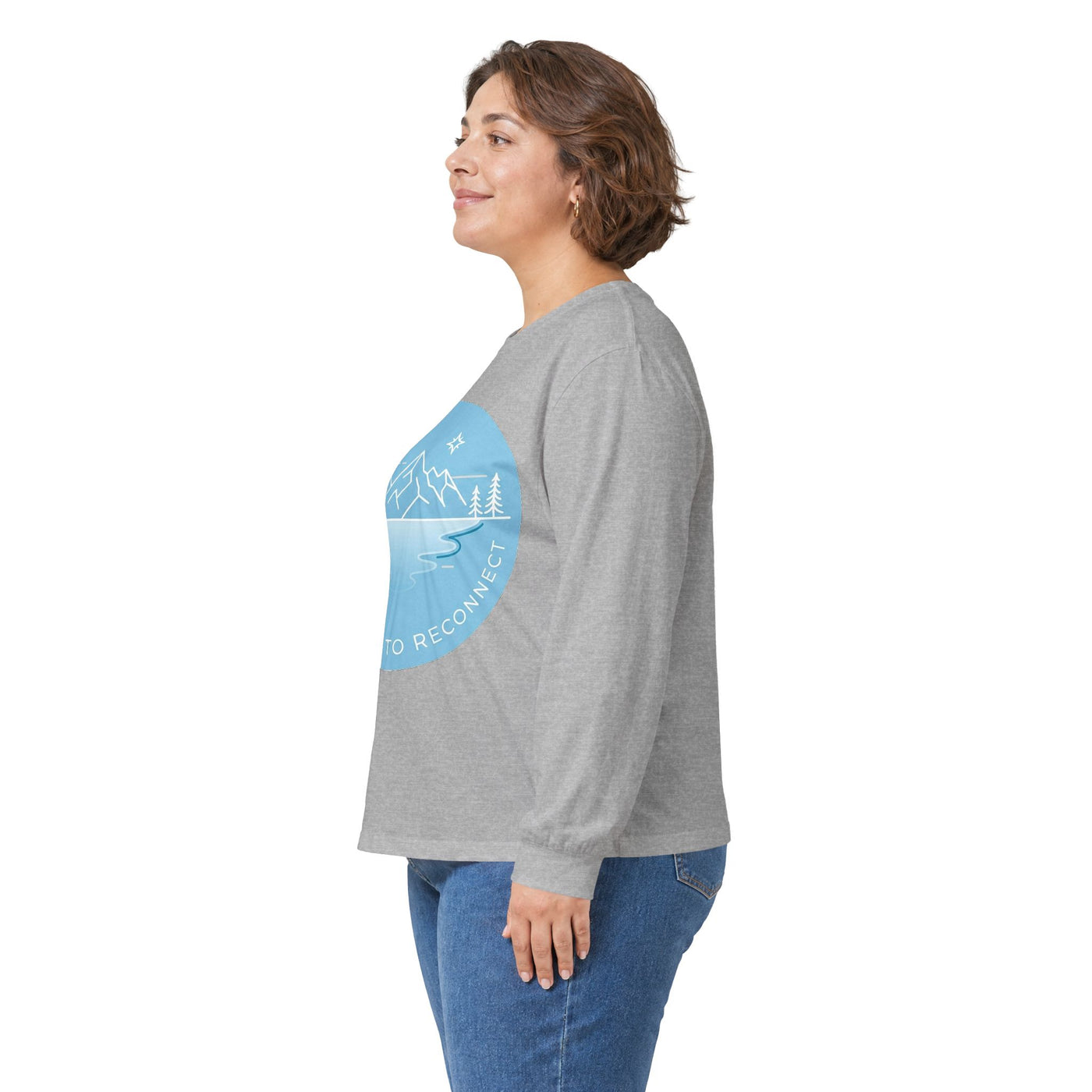 Unplugged Horizons: Glacier Escape Long Sleeve