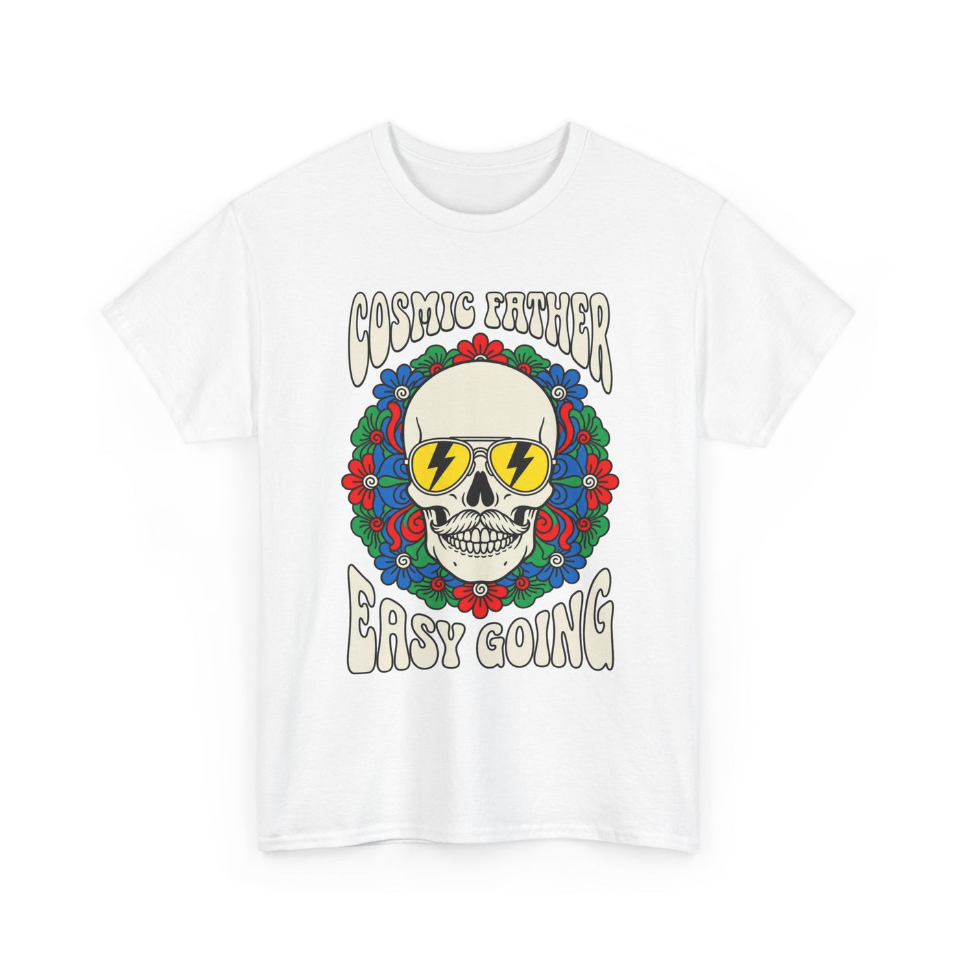 Cosmic Father Retro Skull Graphic