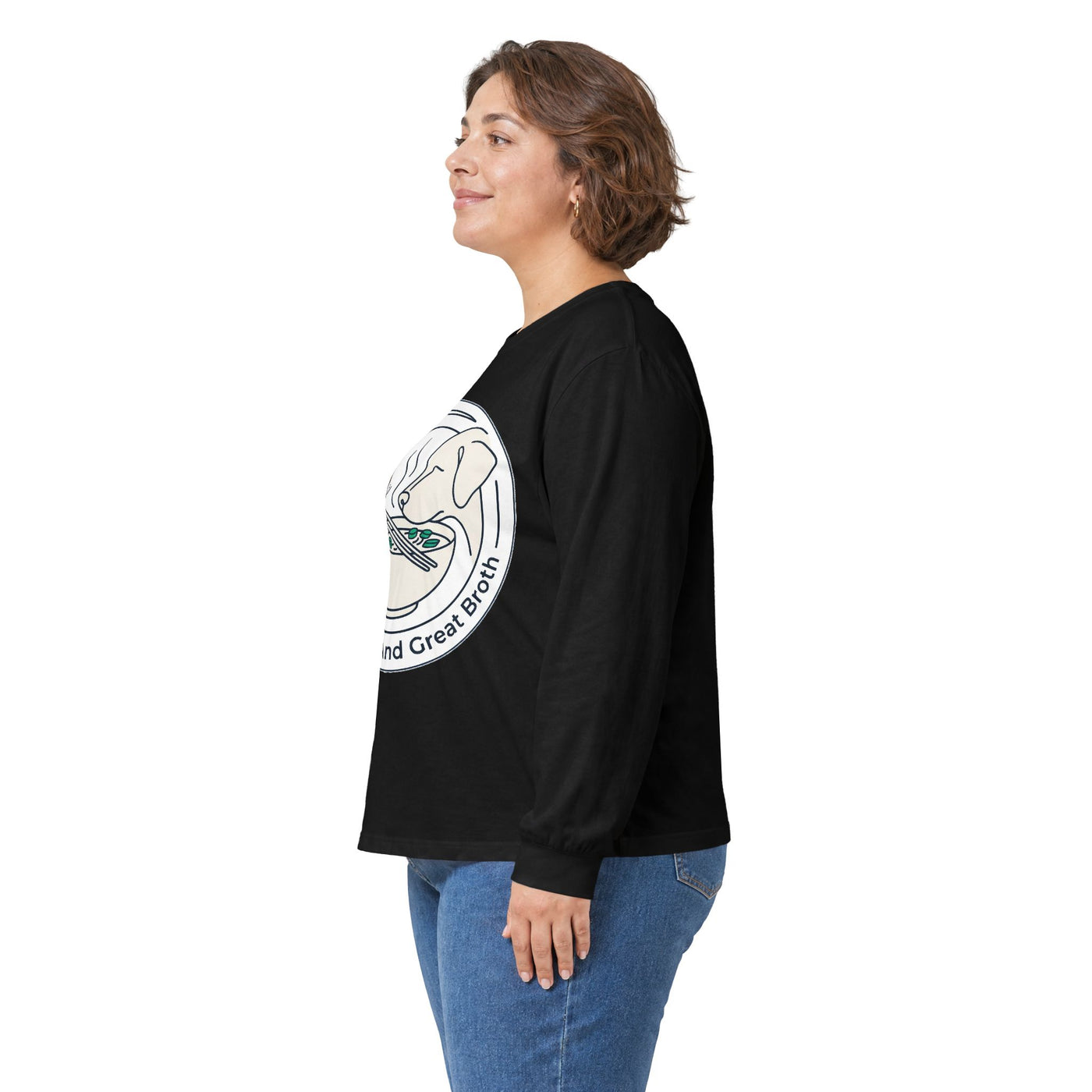 Ramen And Rescues Noodle Bowl Badge Long Sleeve