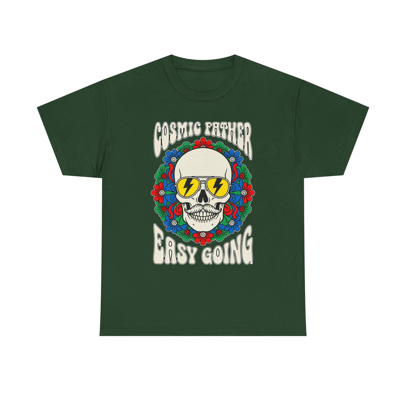 Cosmic Father Retro Skull Graphic