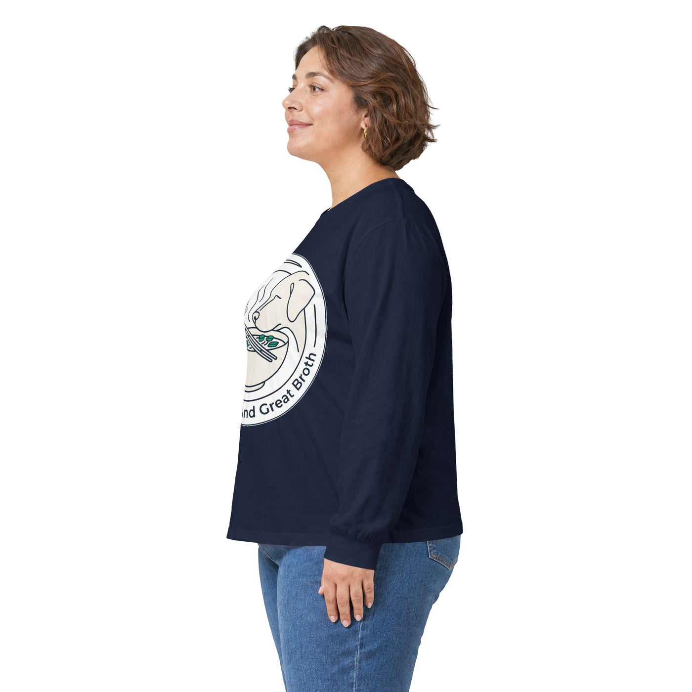 Ramen And Rescues Noodle Bowl Badge Long Sleeve