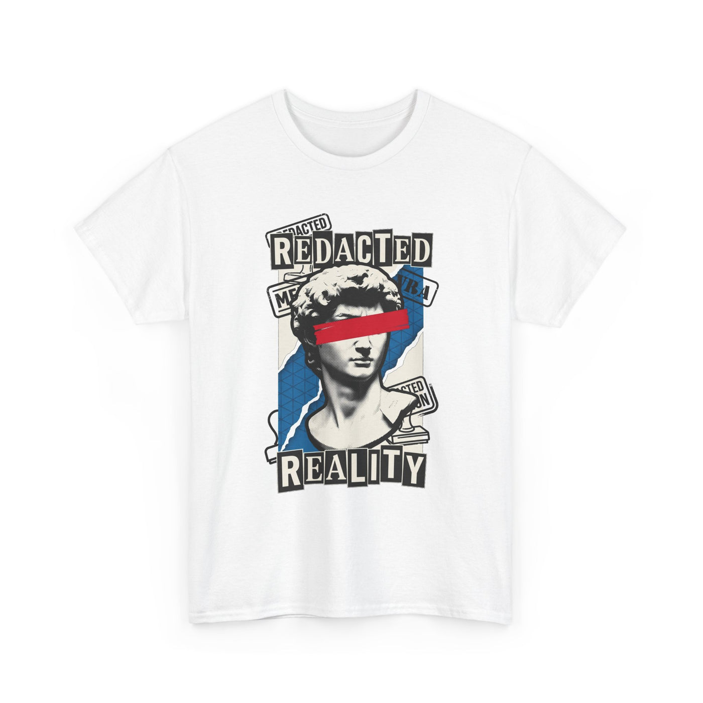Redacted Reality Halftone Bust