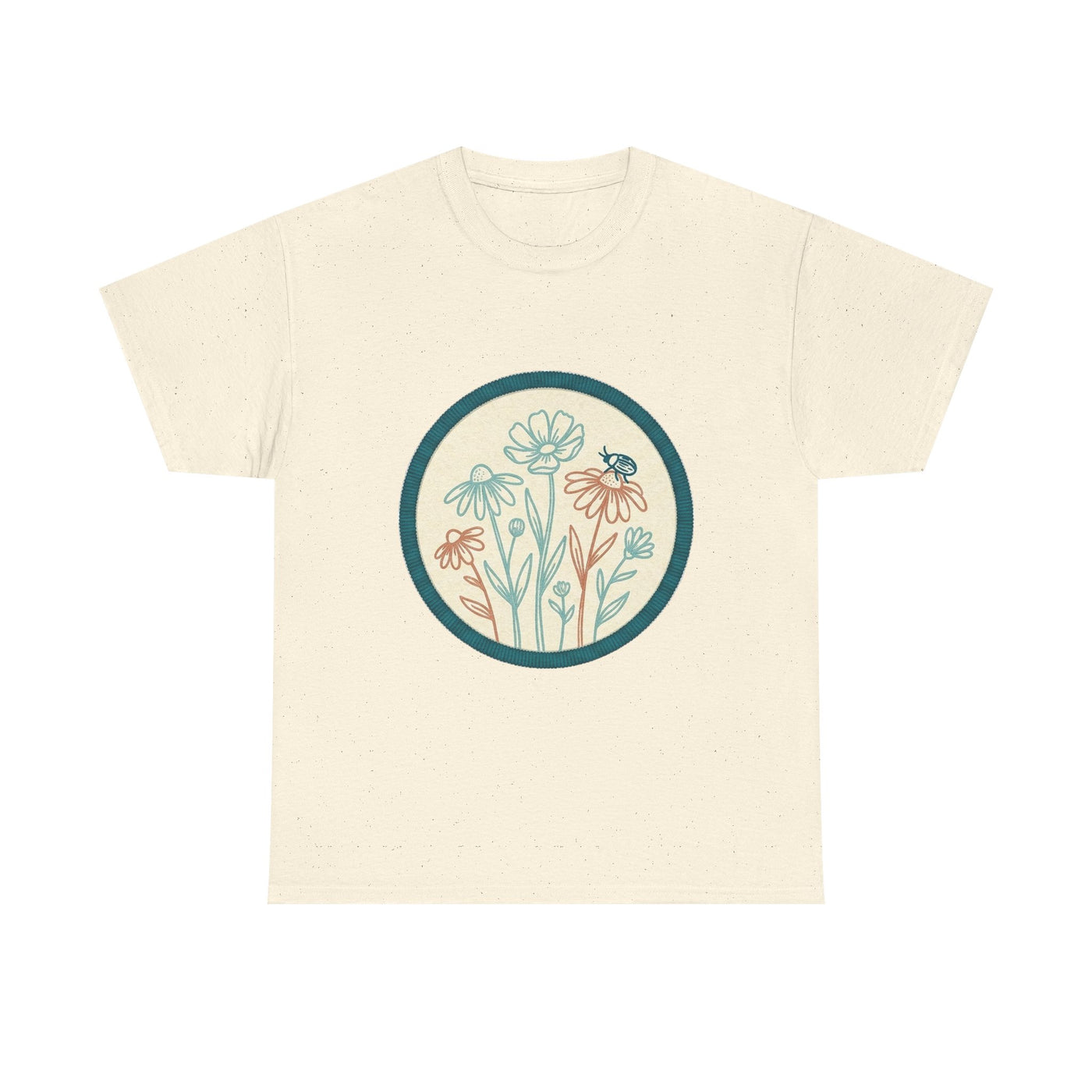 Grow Wild Faux Embroidery Tee