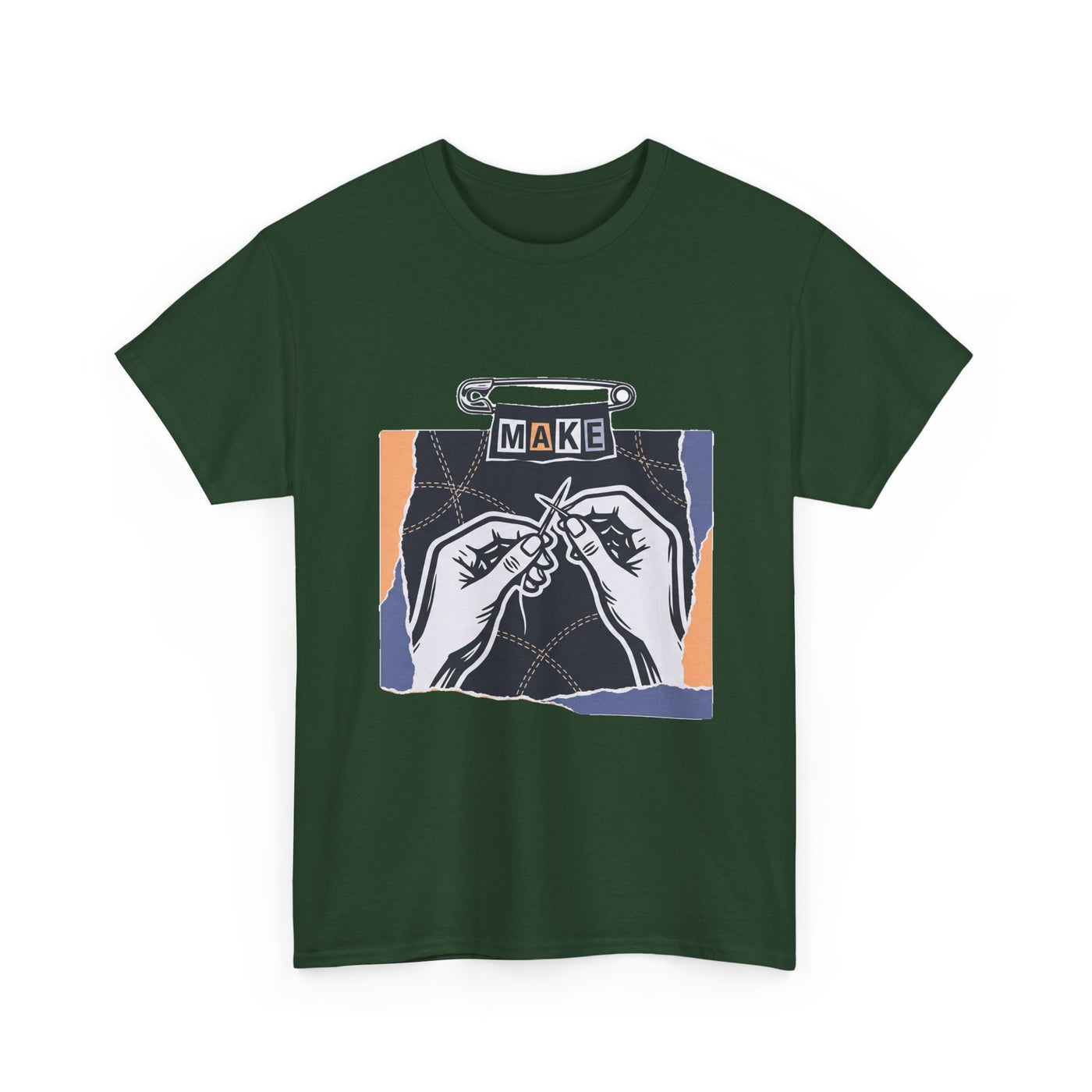 Mended By Hand Navy Graphic Tee
