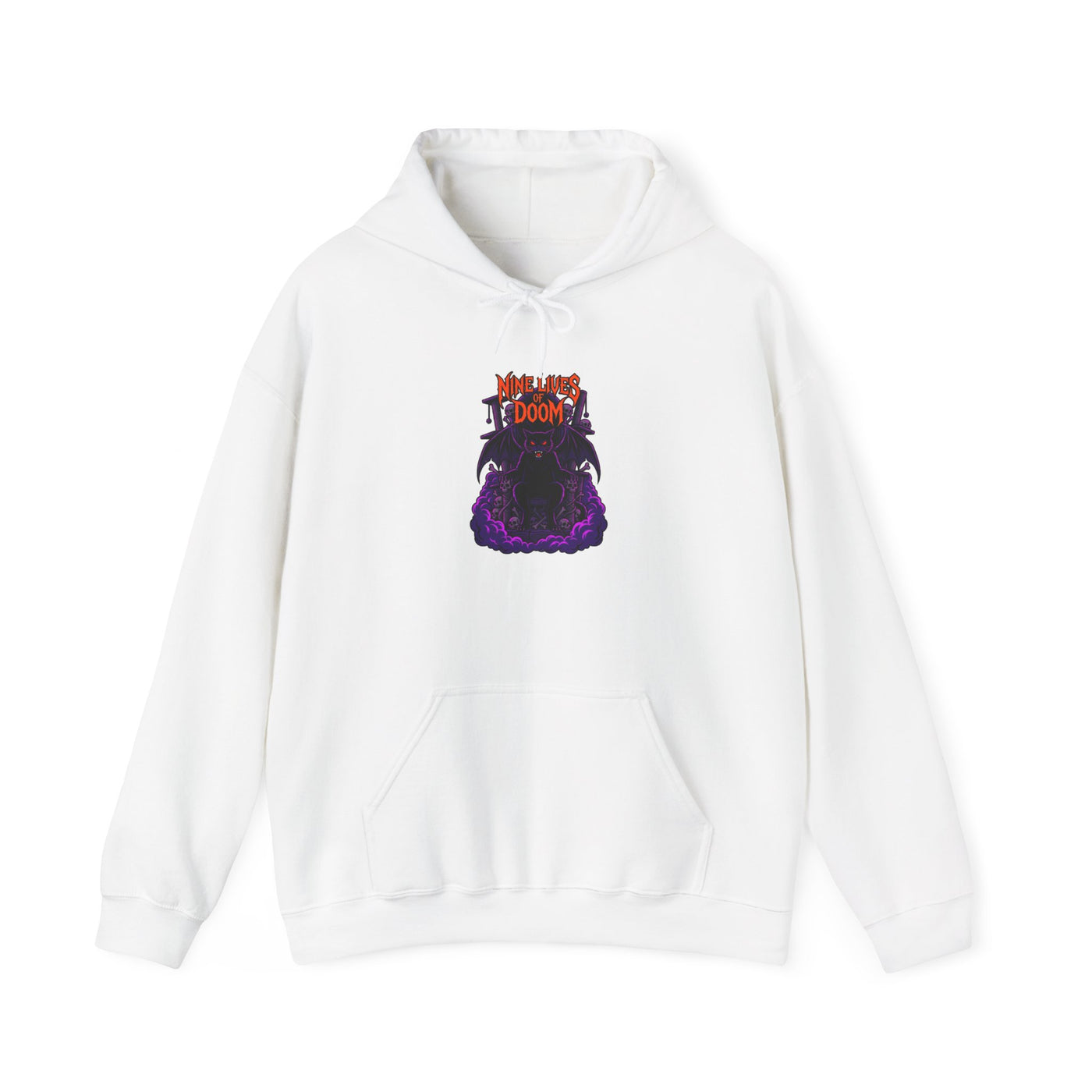 Feline of the Abyss Gothic Metal Hoodie