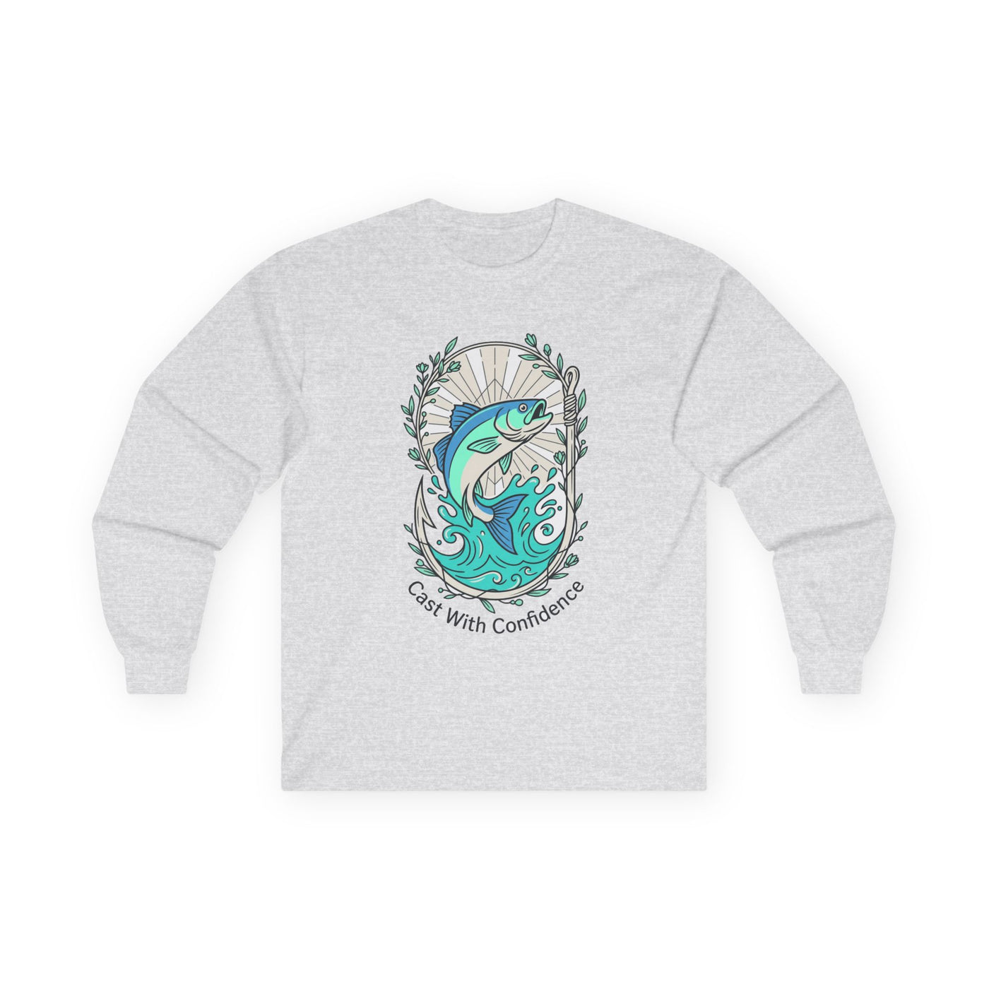 Reel Strength Floral Hook Fishing Long Sleeve