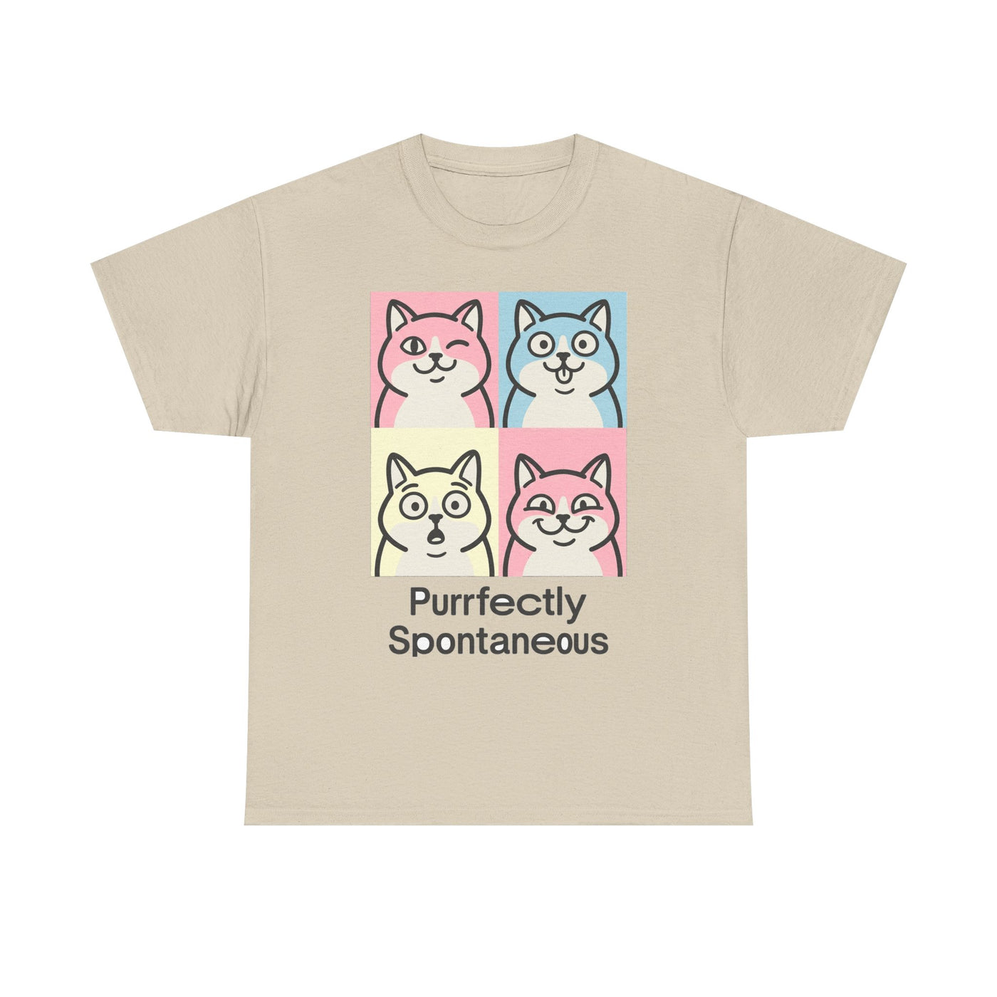 Pastel Pop Art Kitten Grid