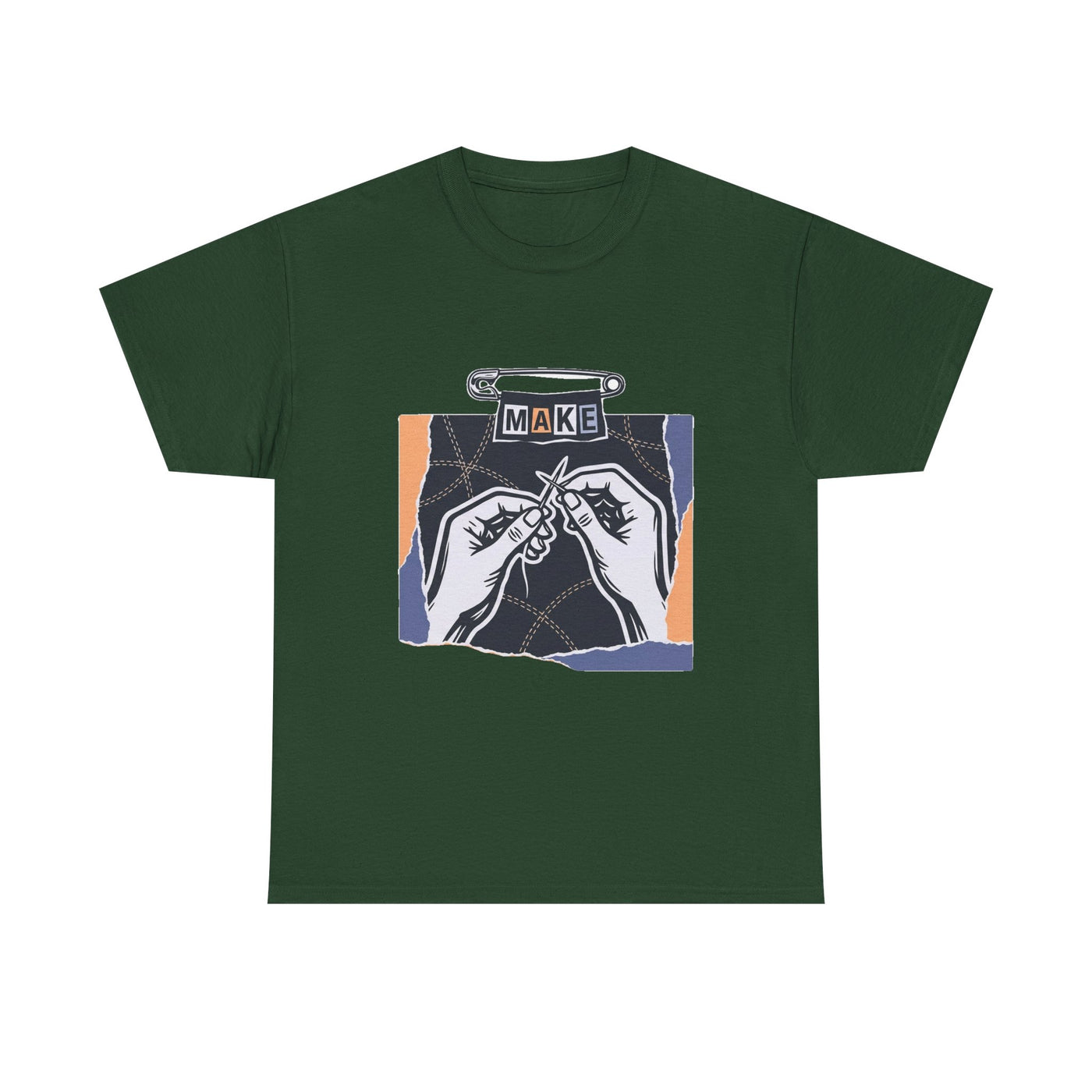 Mended By Hand Navy Graphic Tee