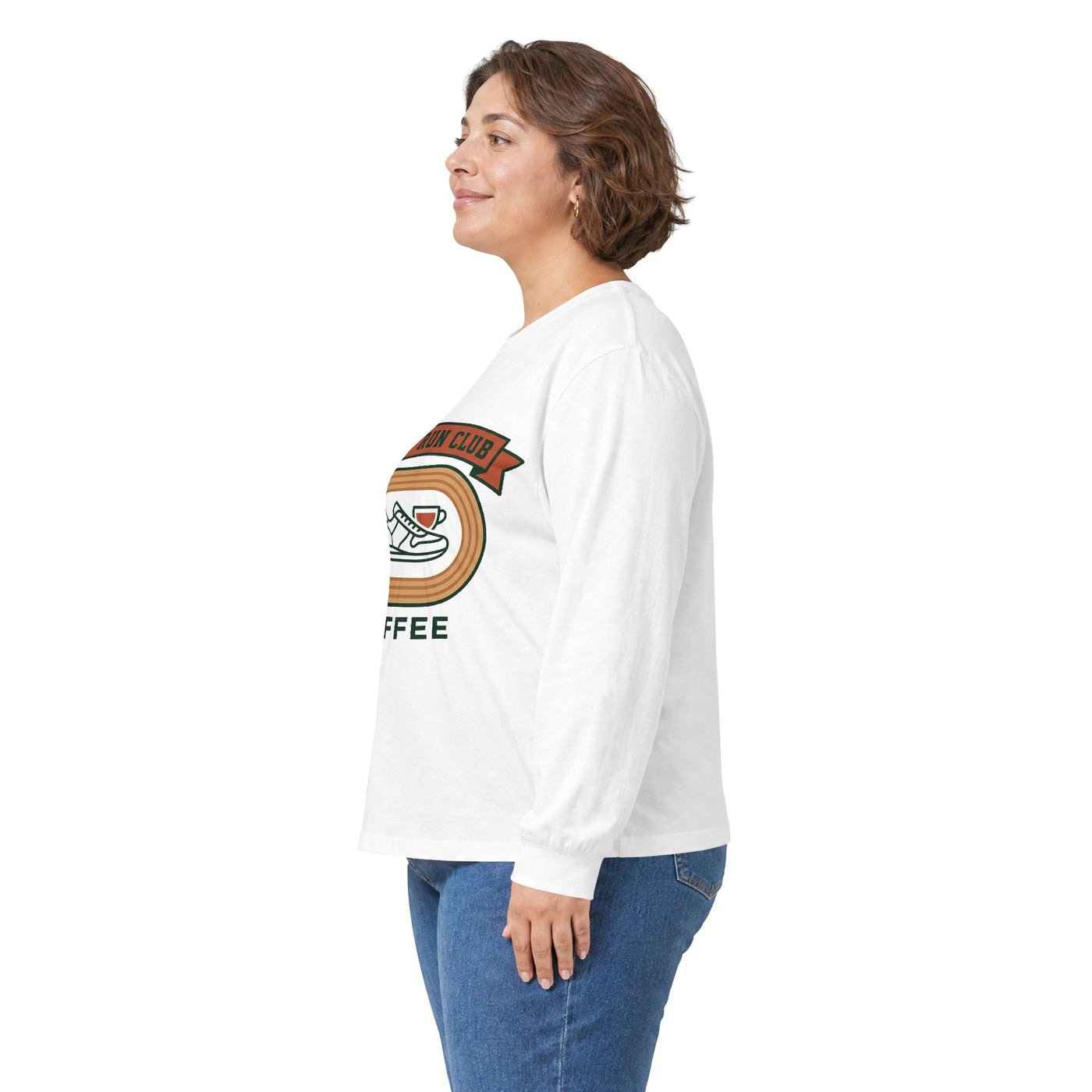 Retro Slow Run Coffee Crest Long Sleeve