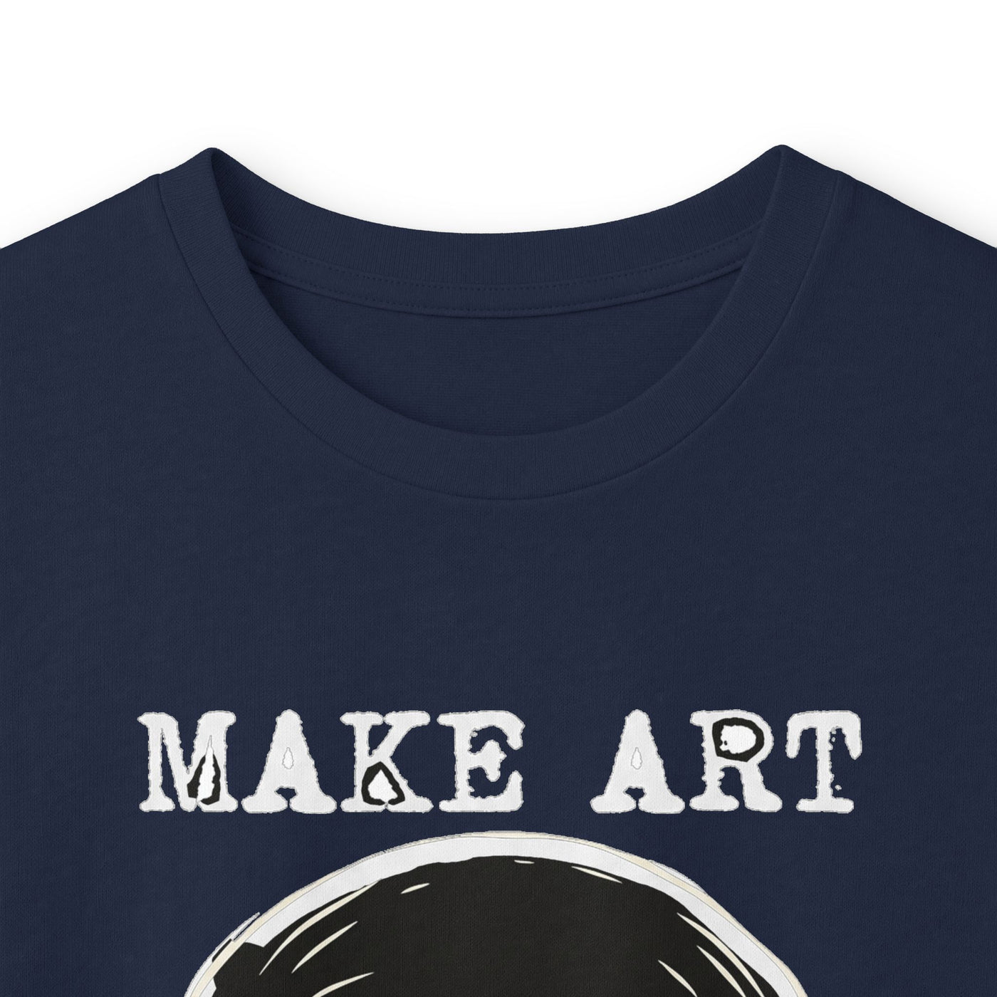 Make Art Make Noise Linocut Skull Long Sleeve