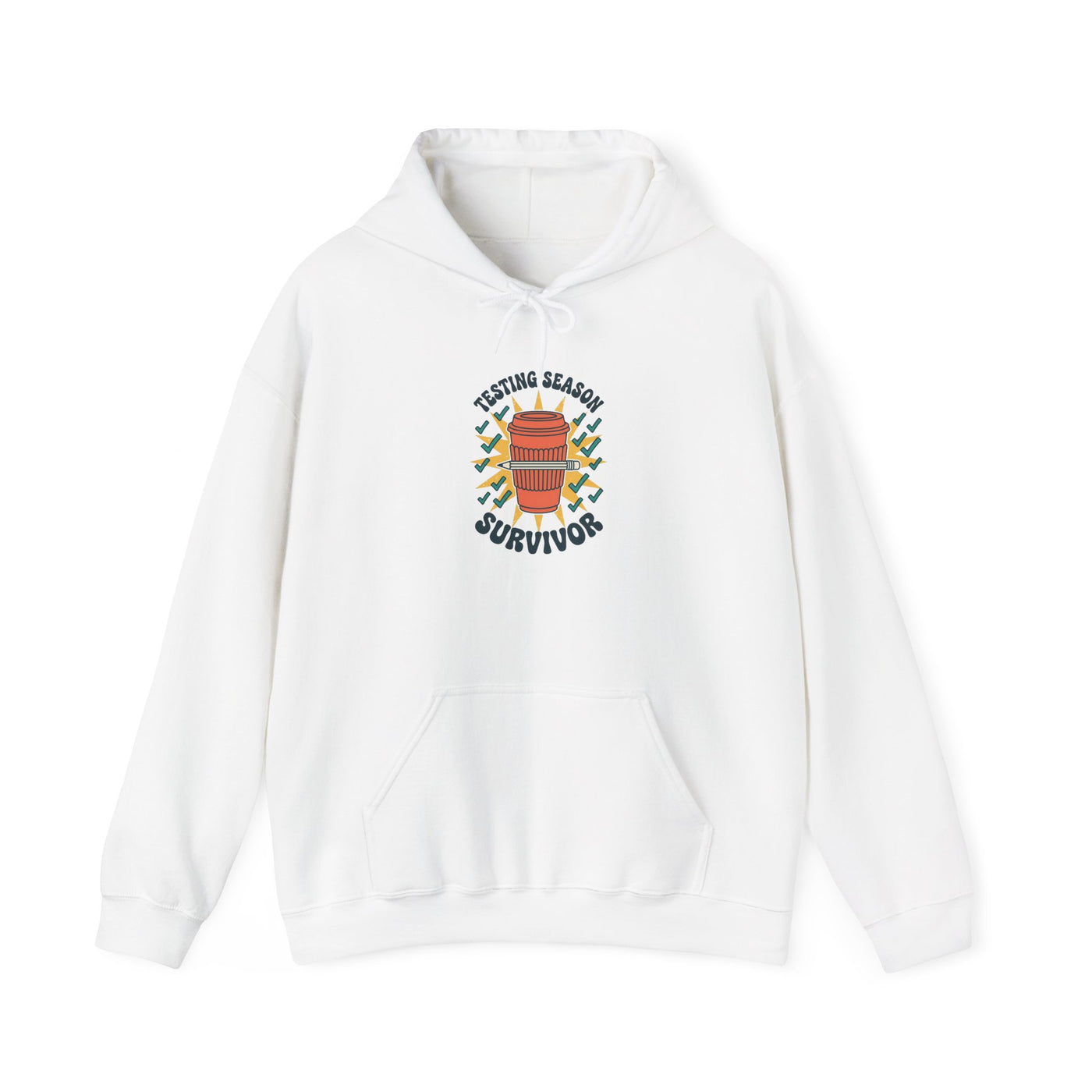 Testing Season Survivor Groovy Cup Hoodie