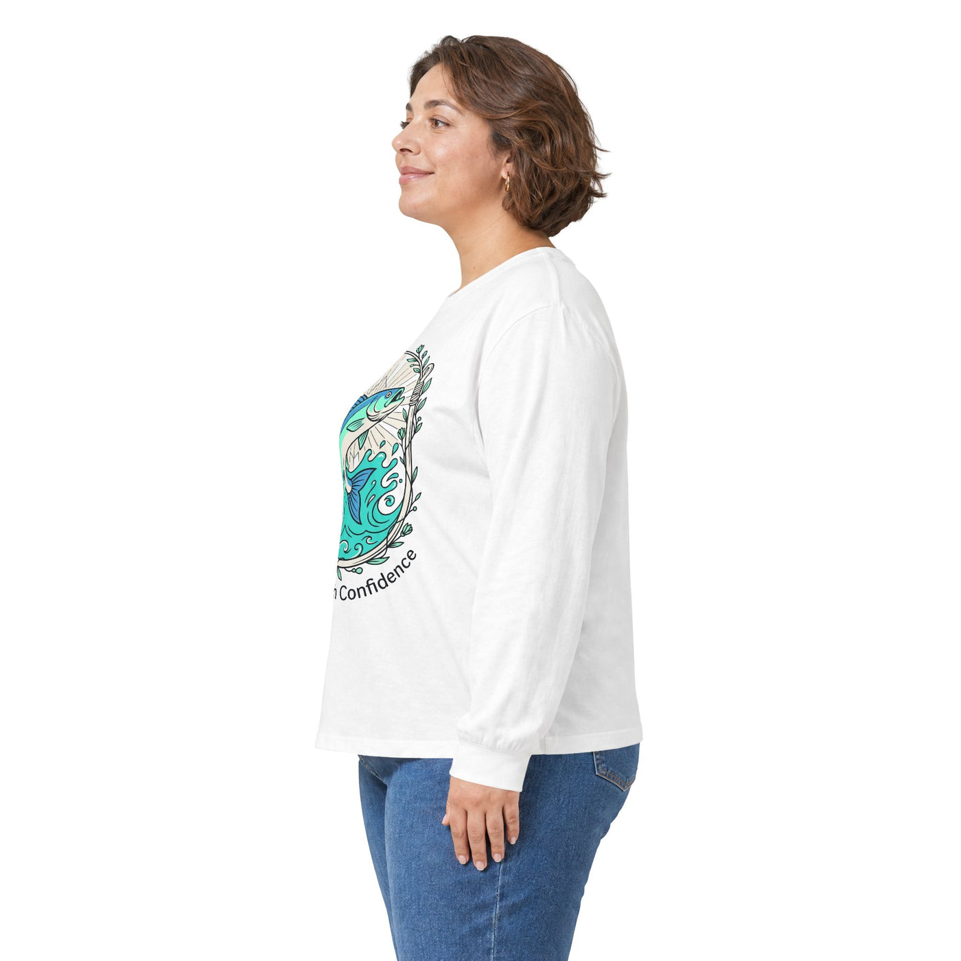 Reel Strength Floral Hook Fishing Long Sleeve