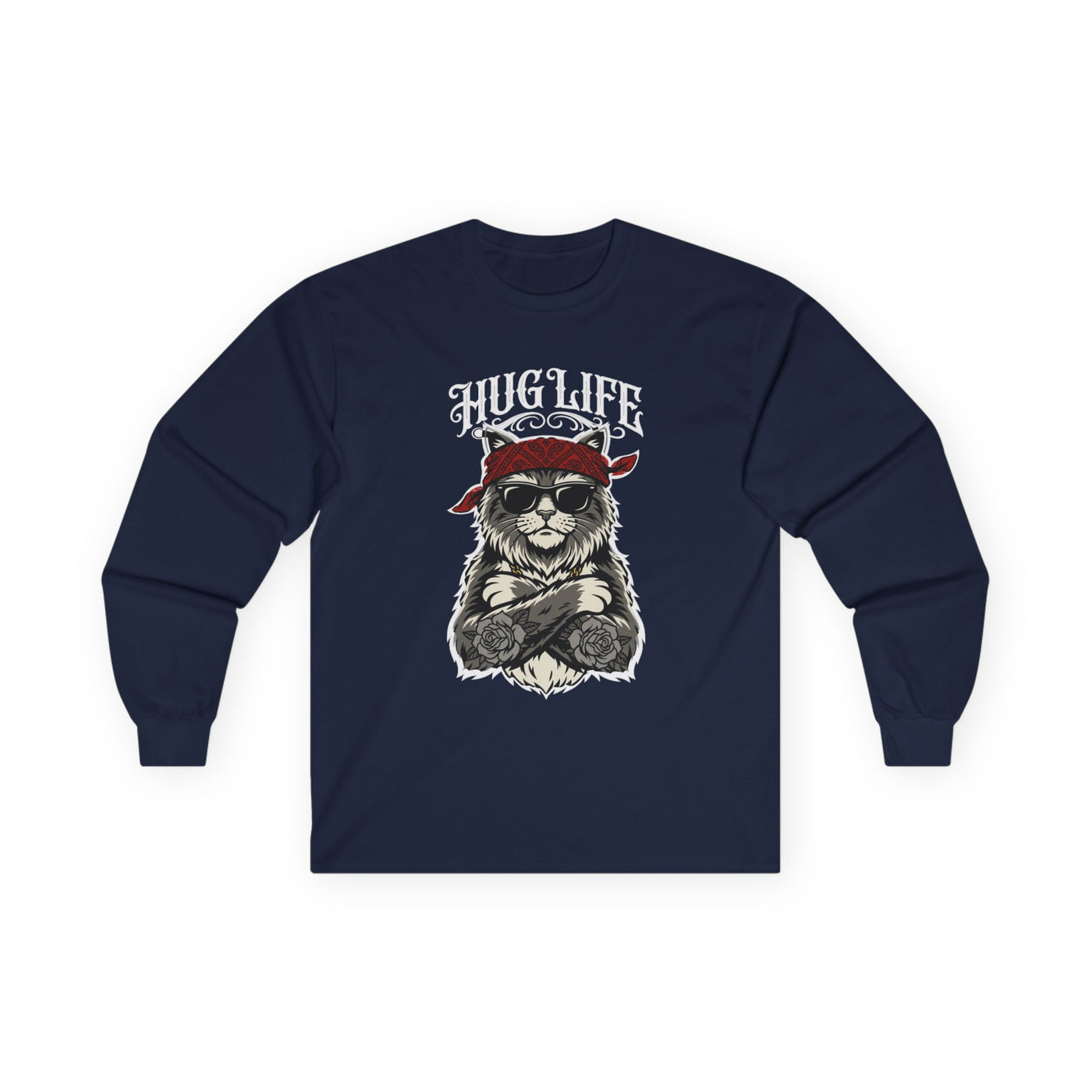 Hug Life Hardcore Bandana Feline Long Sleeve