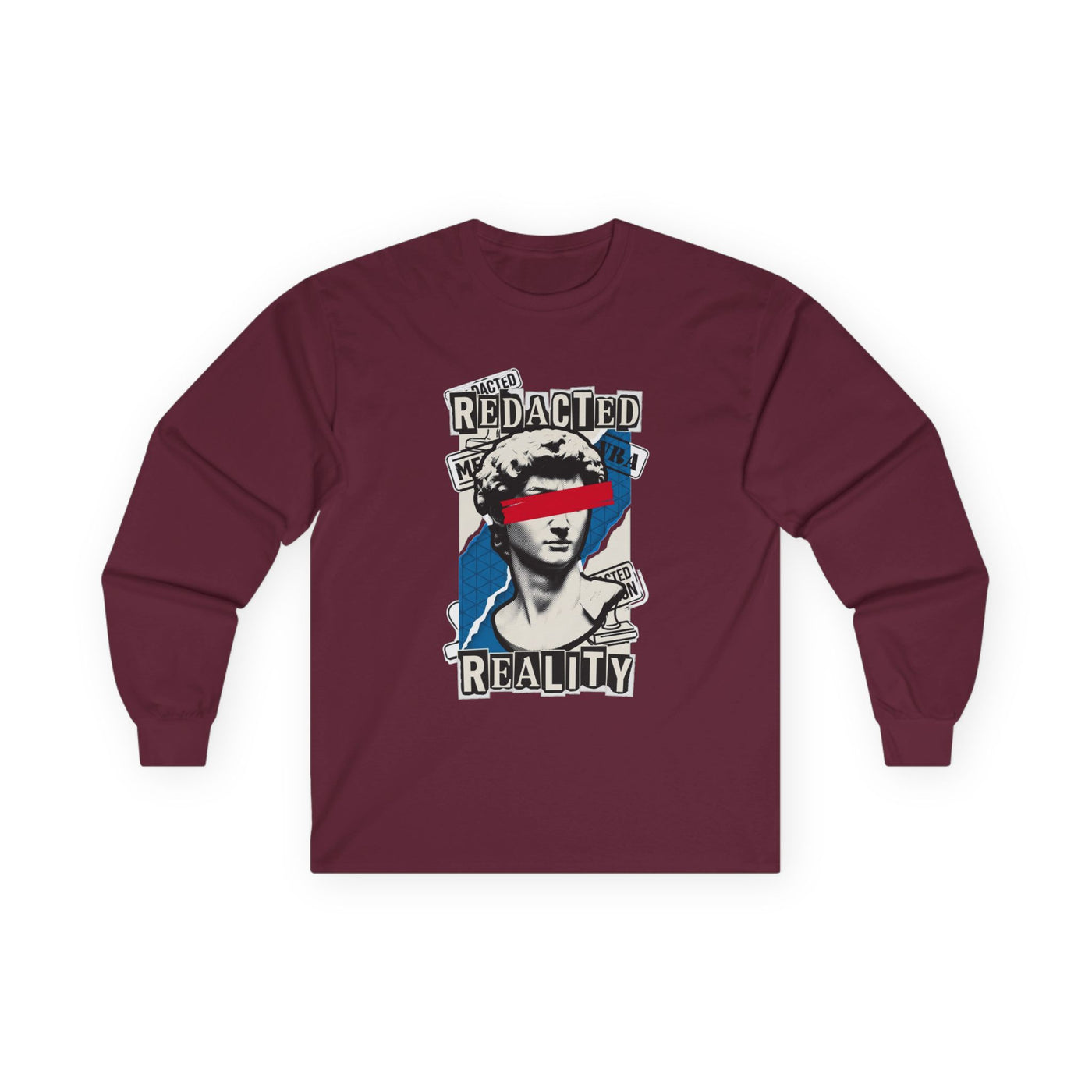 Redacted Reality Halftone Bust Long Sleeve