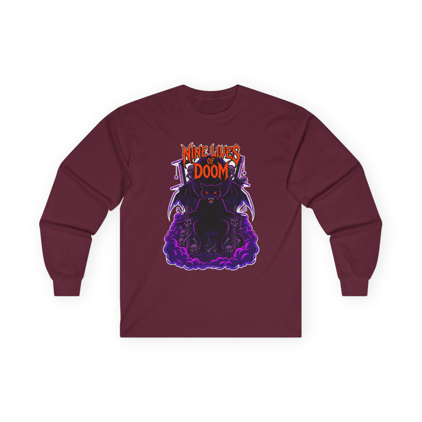 Feline of the Abyss Gothic Metal Long Sleeve