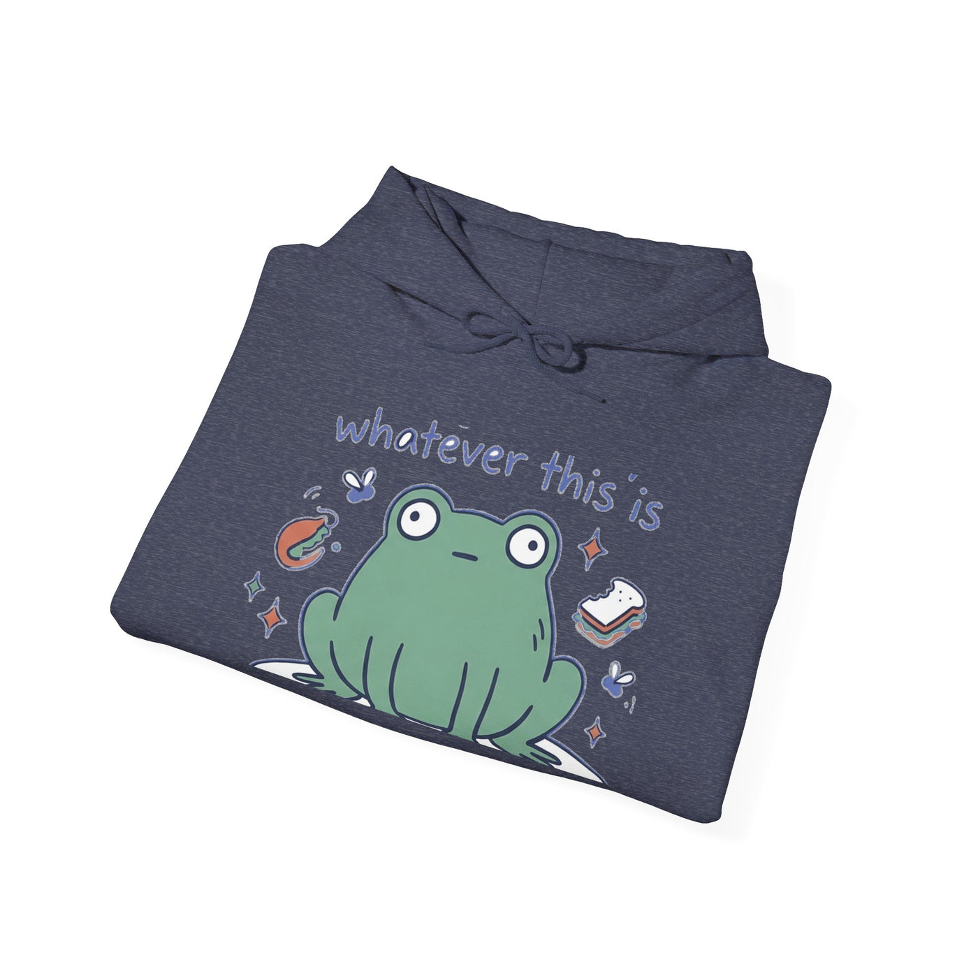 Doing Literally Whatever Blob Frog Hoodie