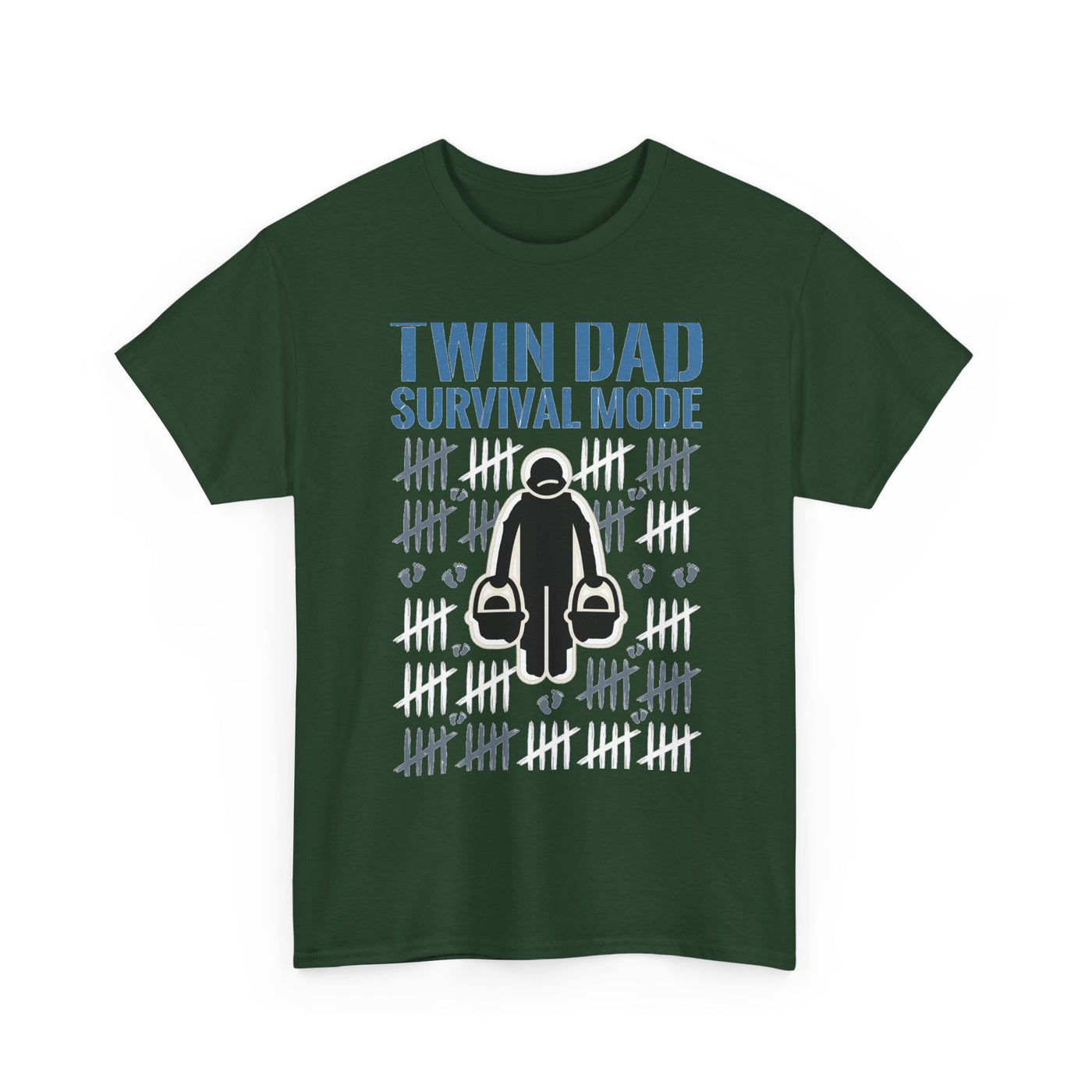Twin Dad Survival Mode T-Shirt