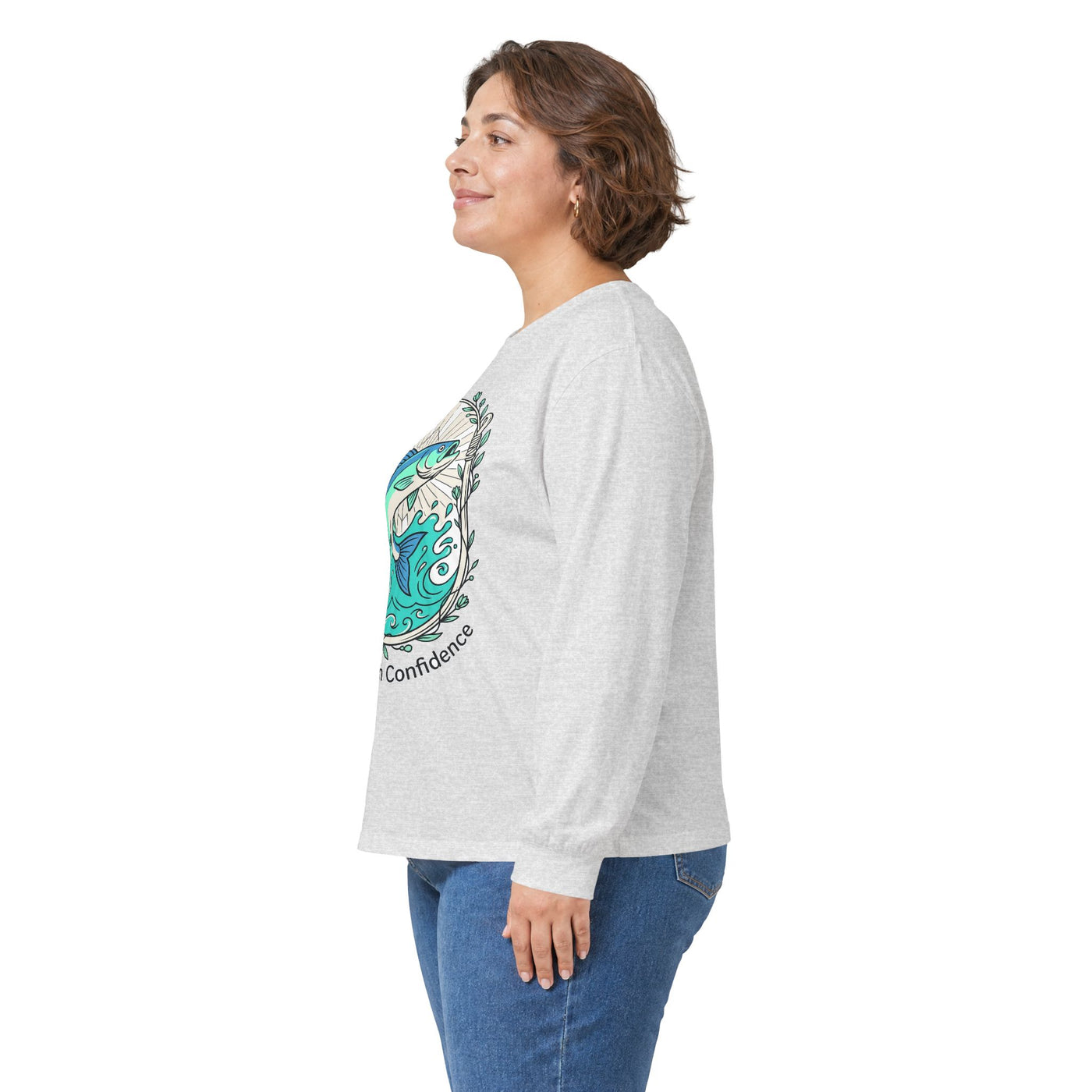 Reel Strength Floral Hook Fishing Long Sleeve