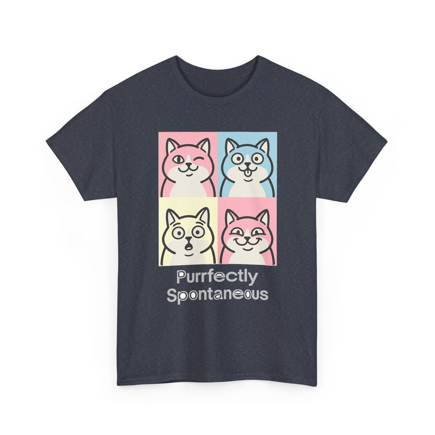Pastel Pop Art Kitten Grid