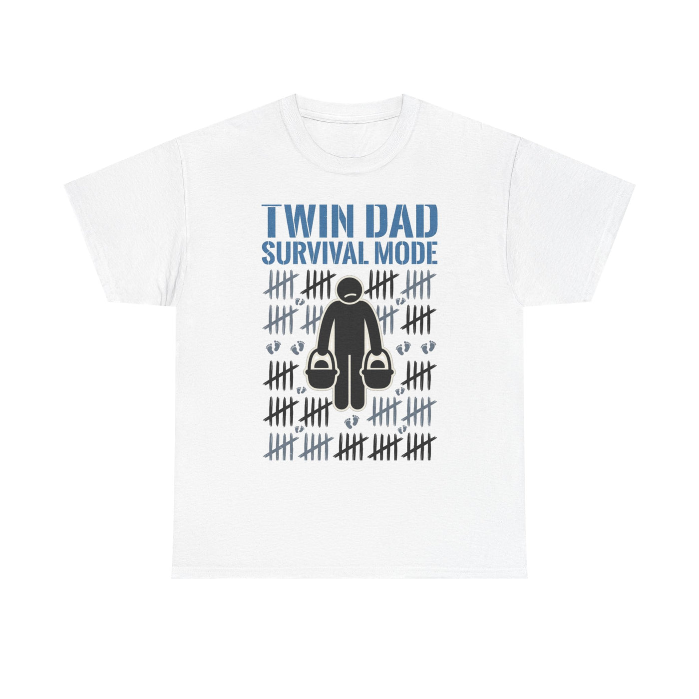 Twin Dad Survival Mode T-Shirt