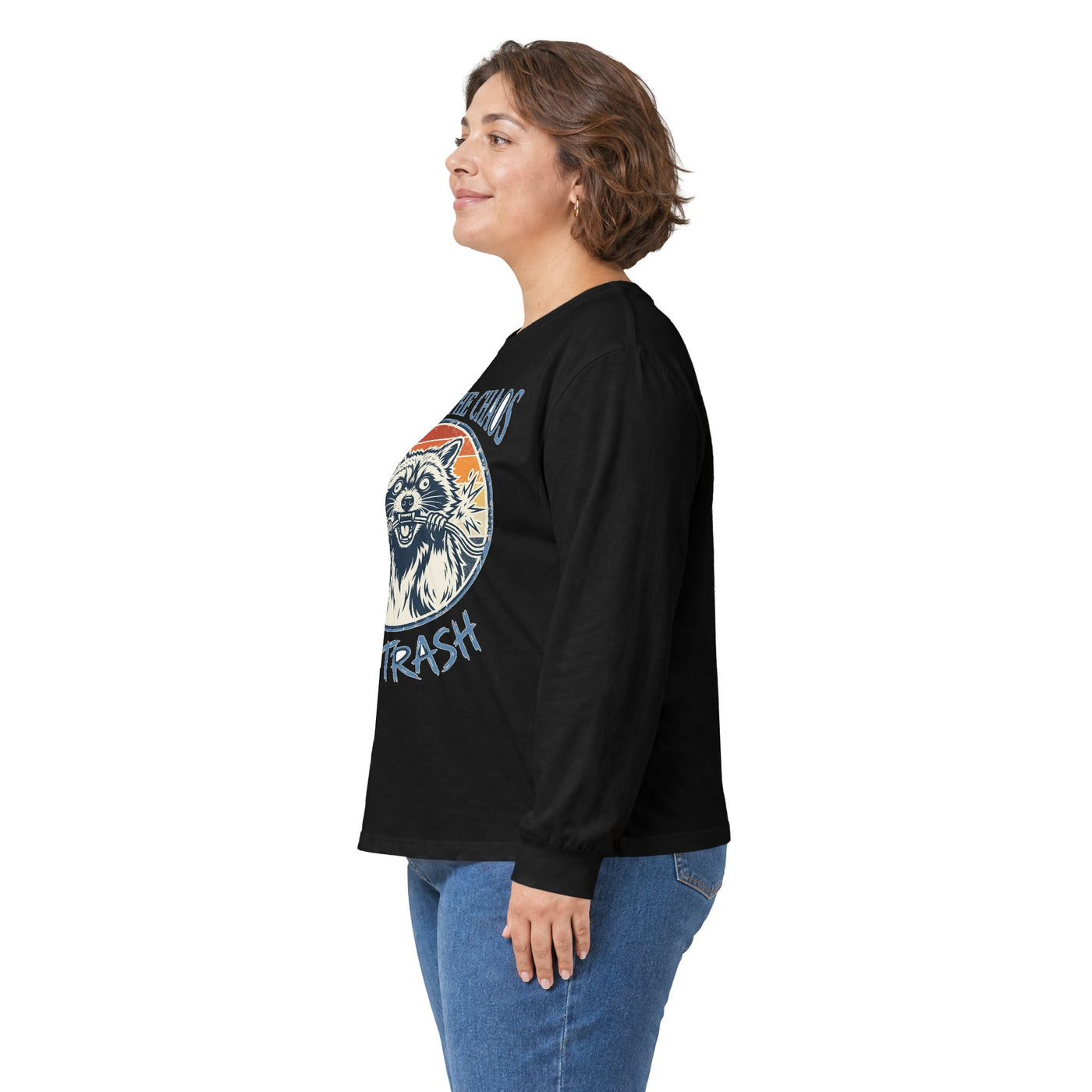 Feral & Free Retro Trash Panda Long Sleeve