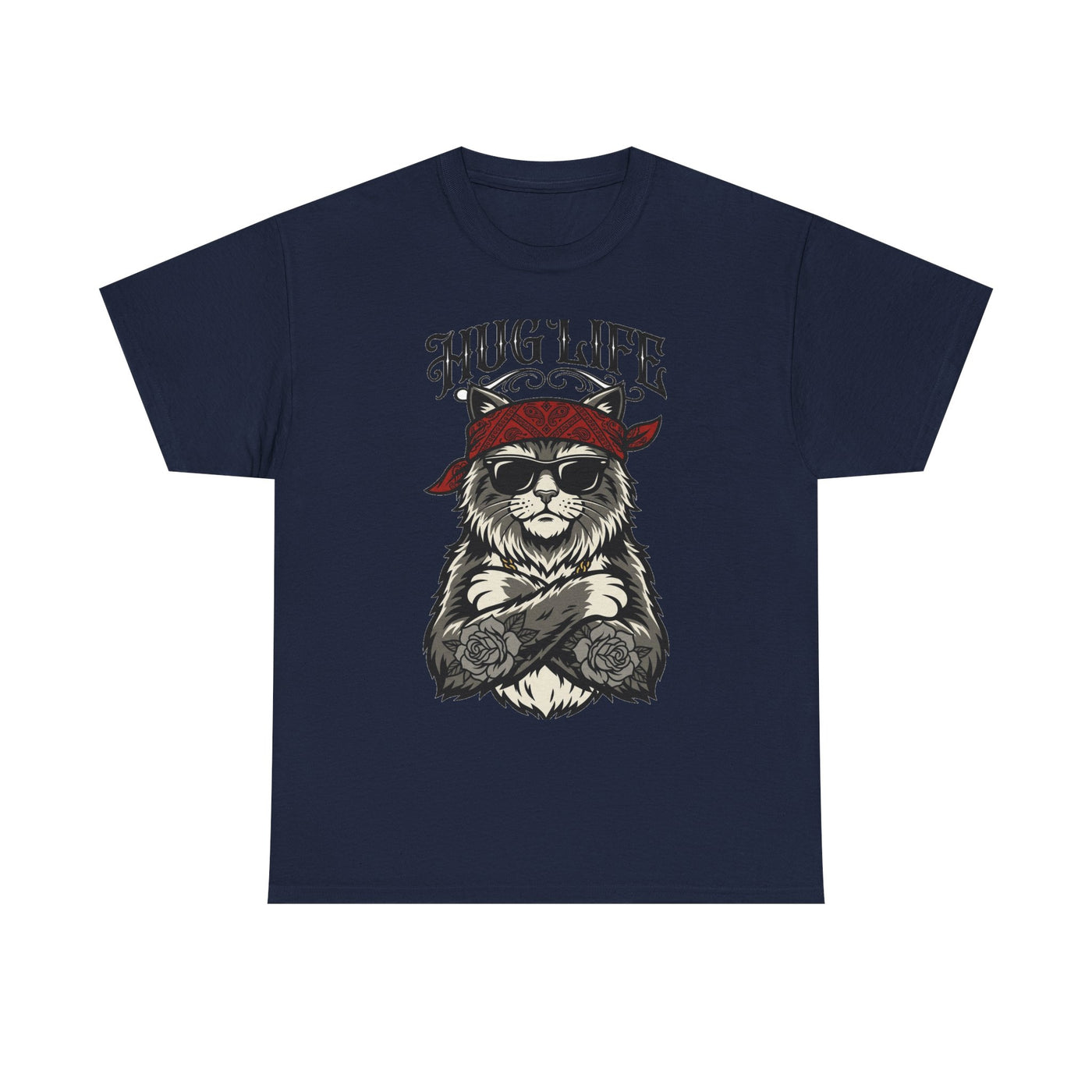 Hug Life Hardcore Cat T-Shirt