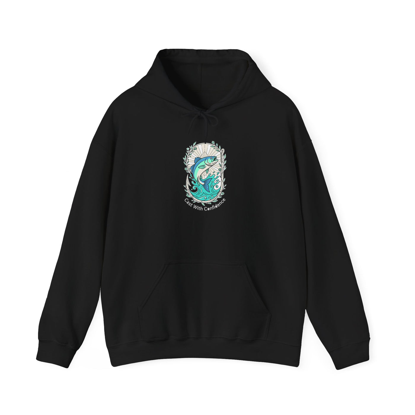 Reel Strength Floral Hook Fishing Hoodie