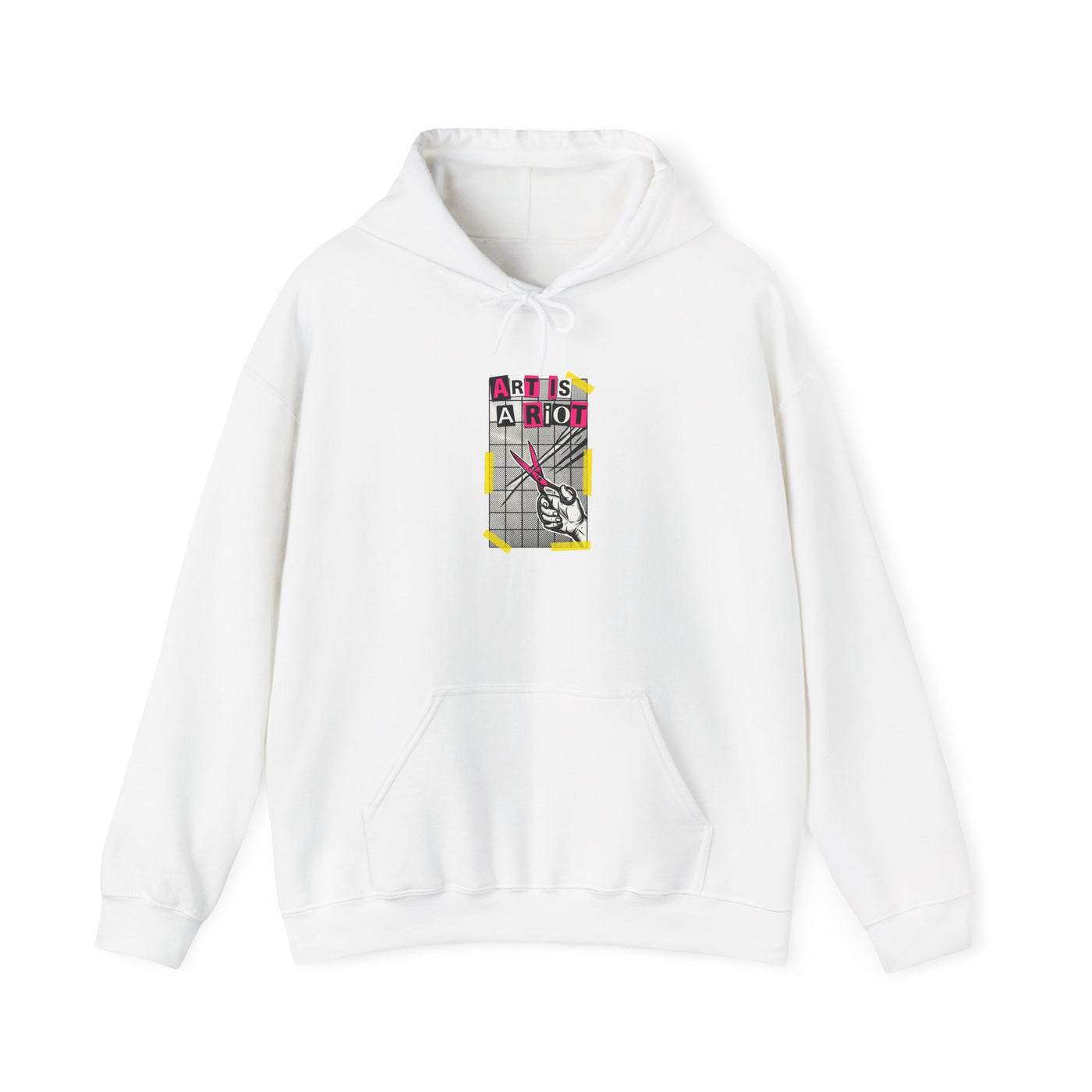 Cut Paste Rebel Zine Manifesto Hoodie